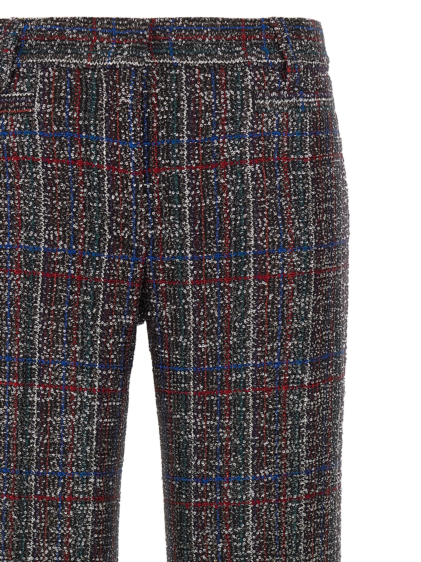 Missoni Women Sequin Tartan Pants MISSONI