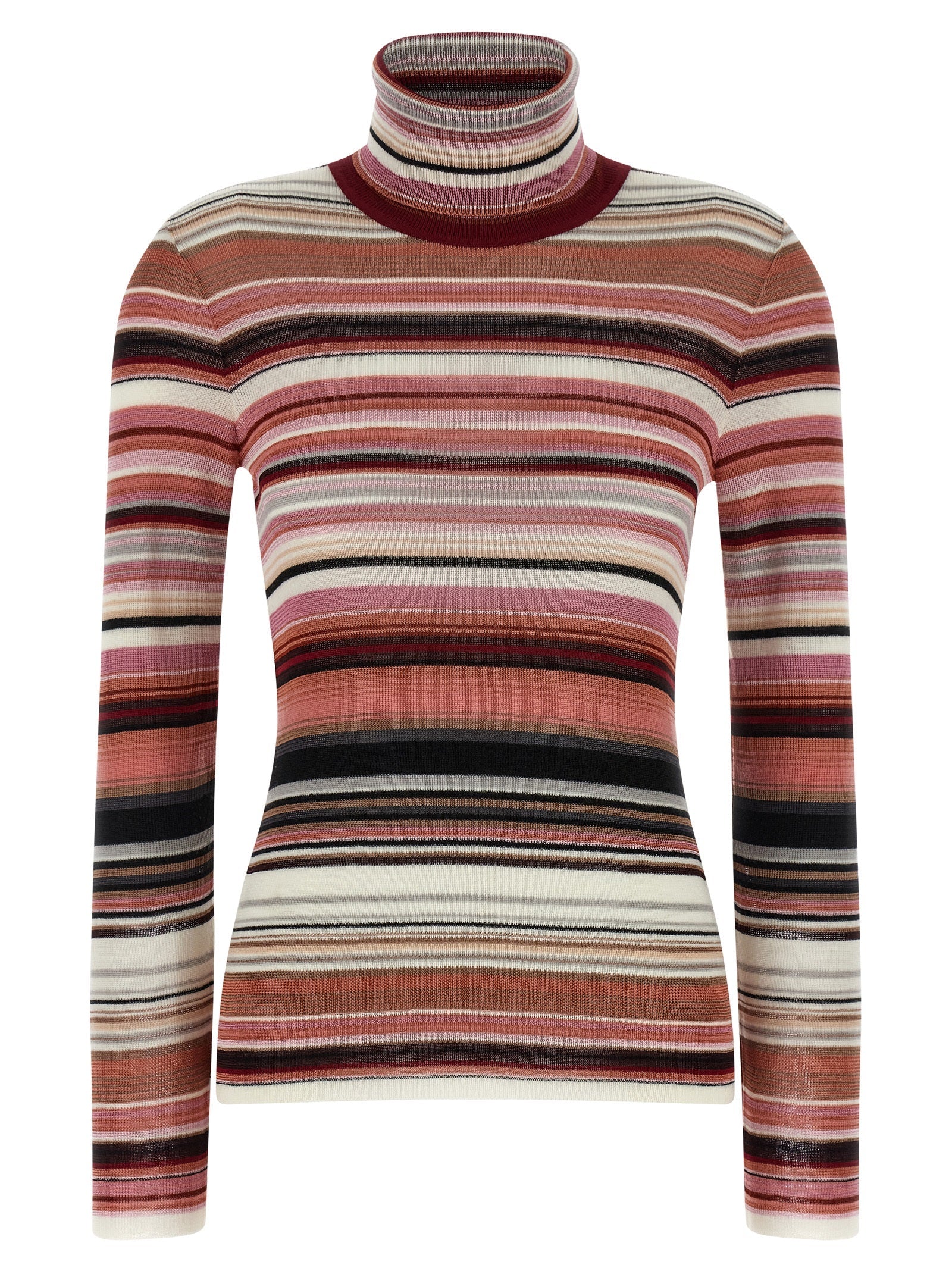 Missoni Women Striped Turtleneck Sweater MISSONI