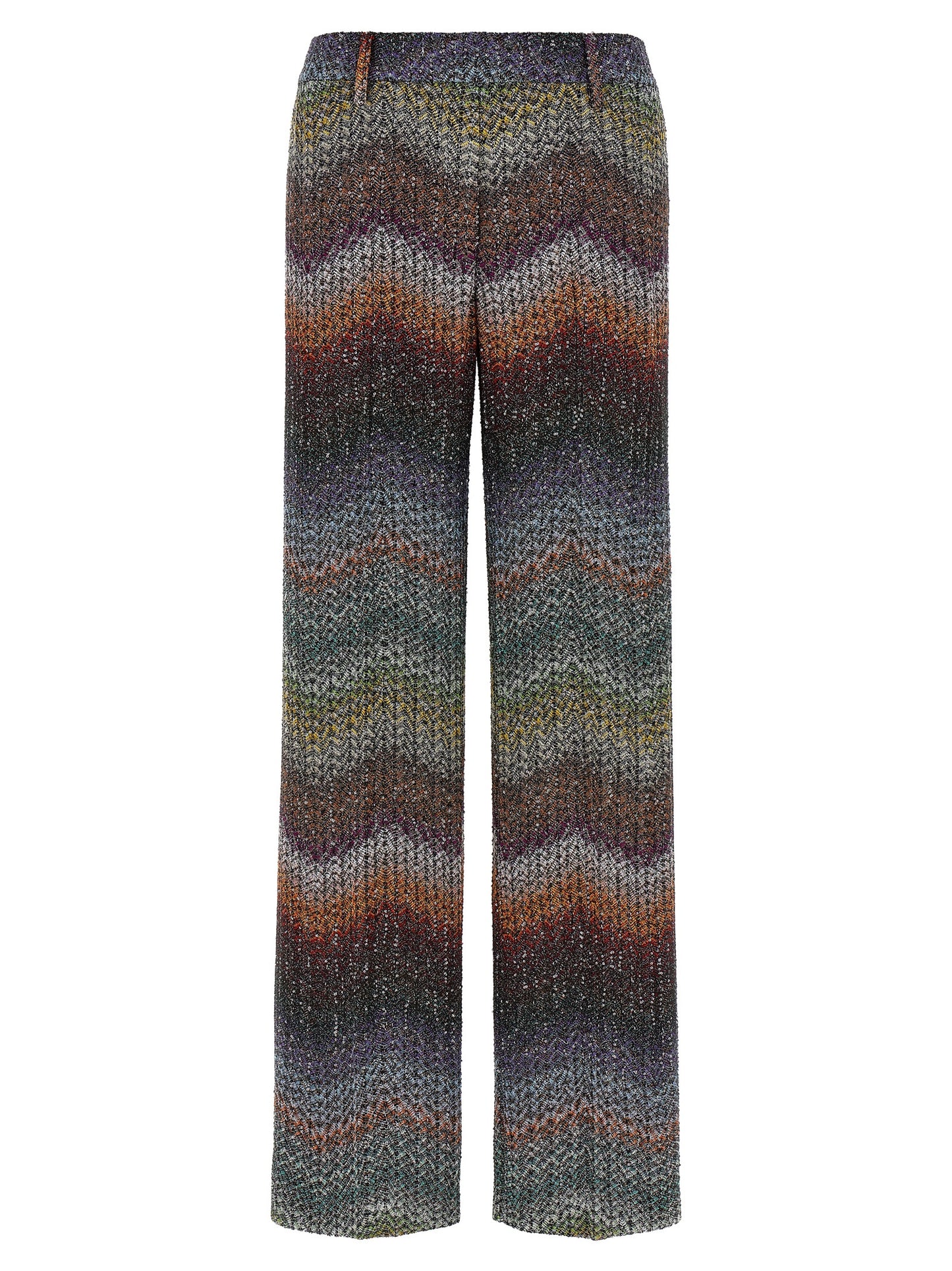 Missoni Women Zigzag Lamé Viscose Pants MISSONI