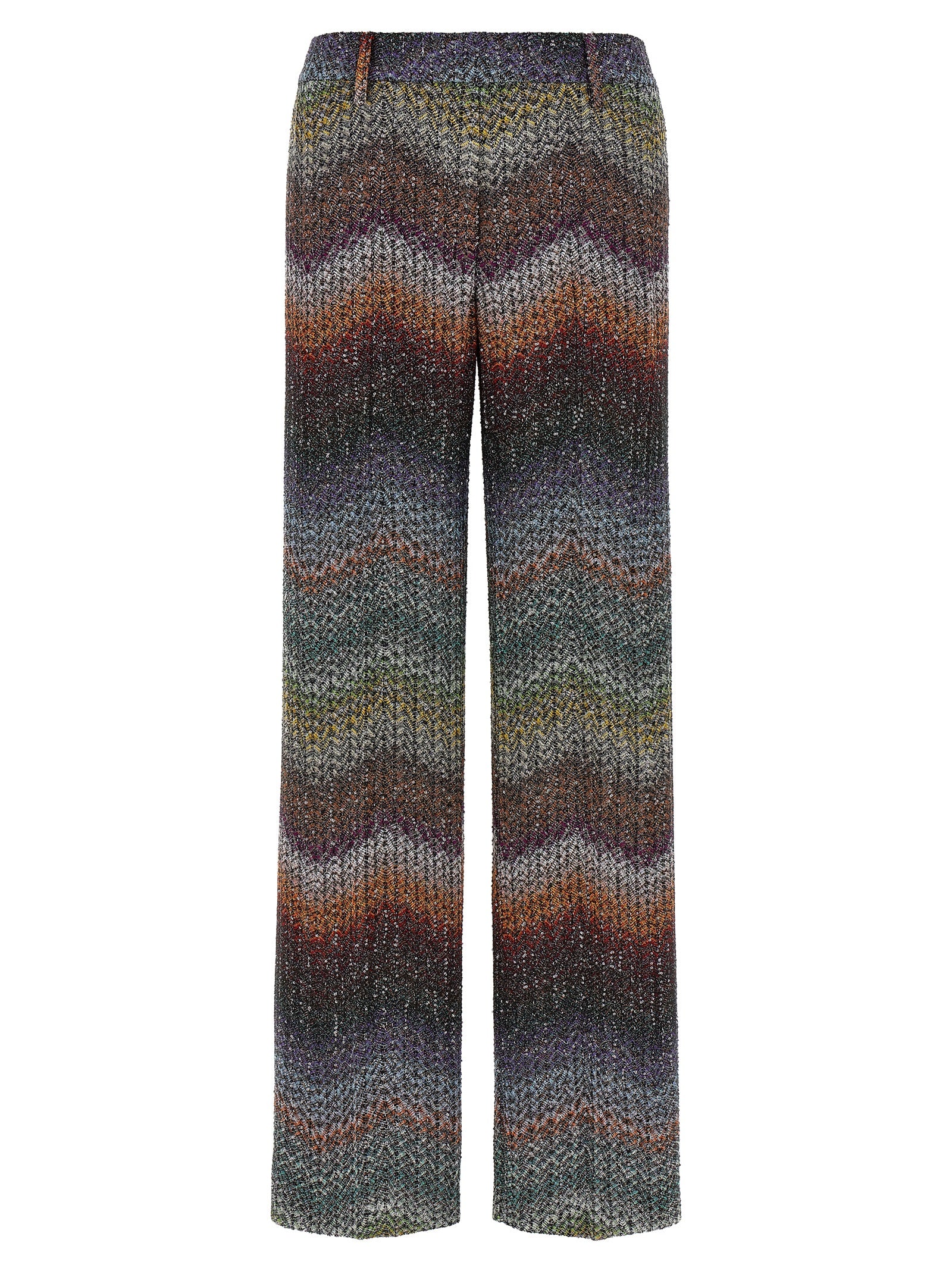Missoni Women Zigzag Lamé Viscose Pants MISSONI