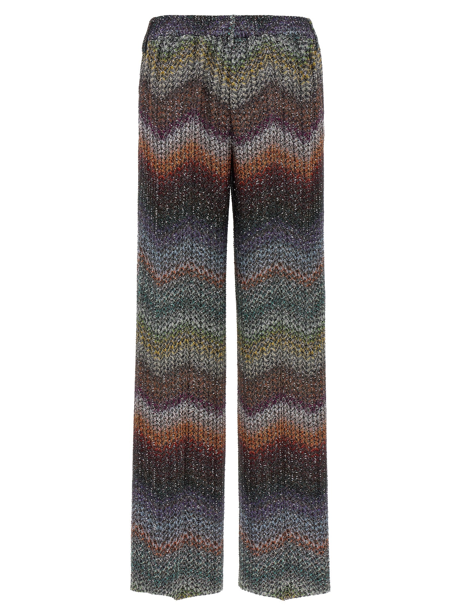 Missoni Women Zigzag Lamé Viscose Pants MISSONI