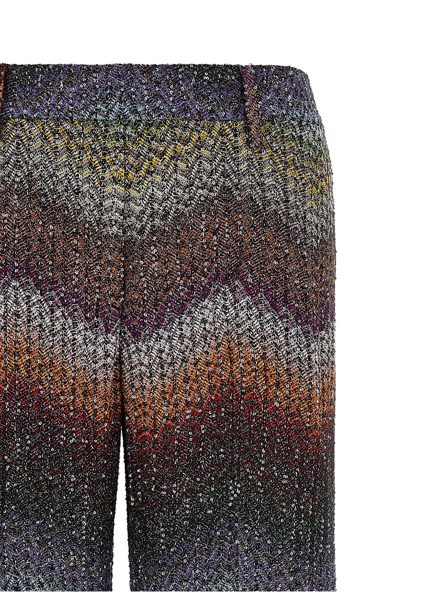 Missoni Women Zigzag Lamé Viscose Pants MISSONI