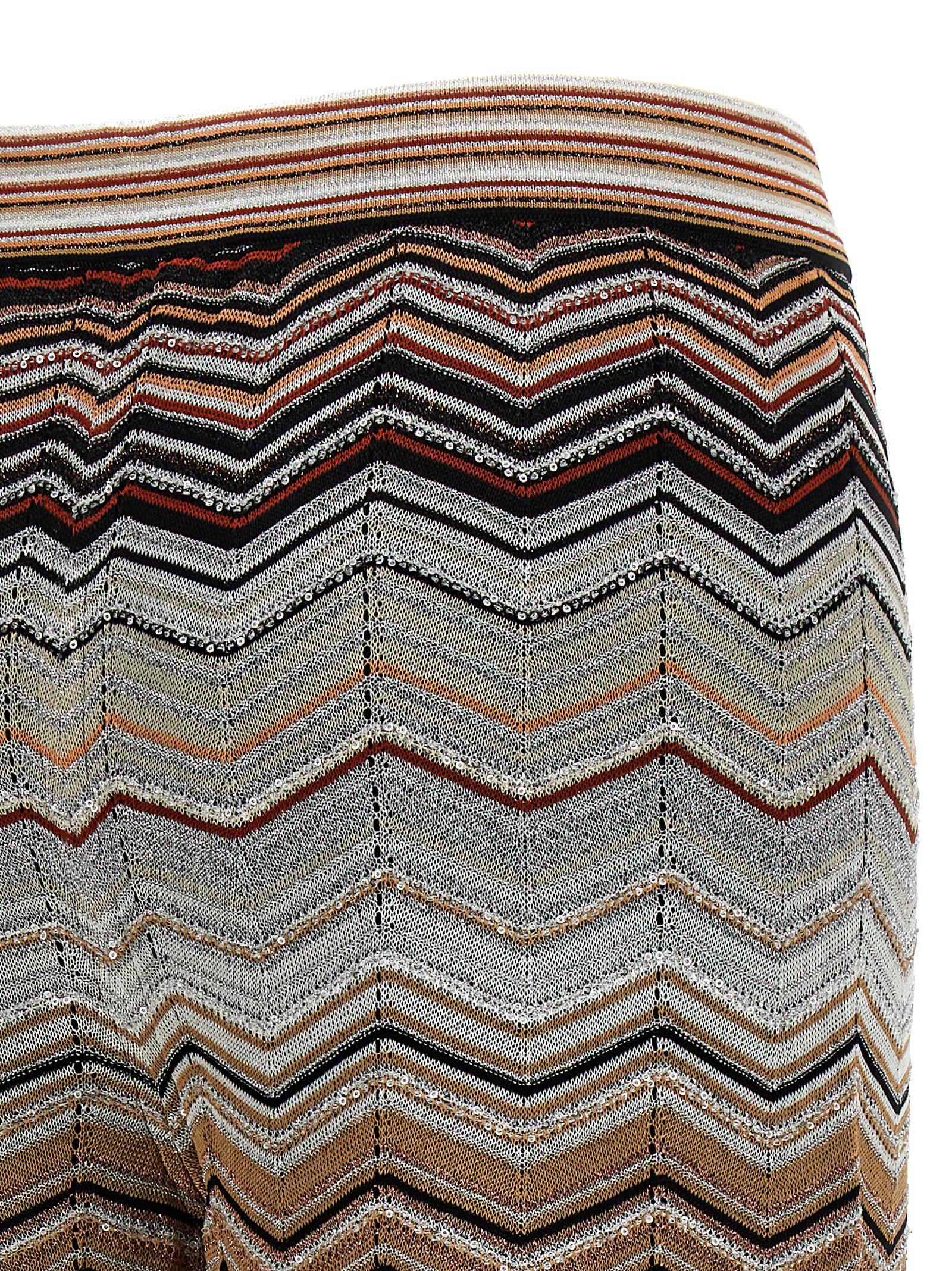 Missoni Women Chevron Lamé Pants MISSONI
