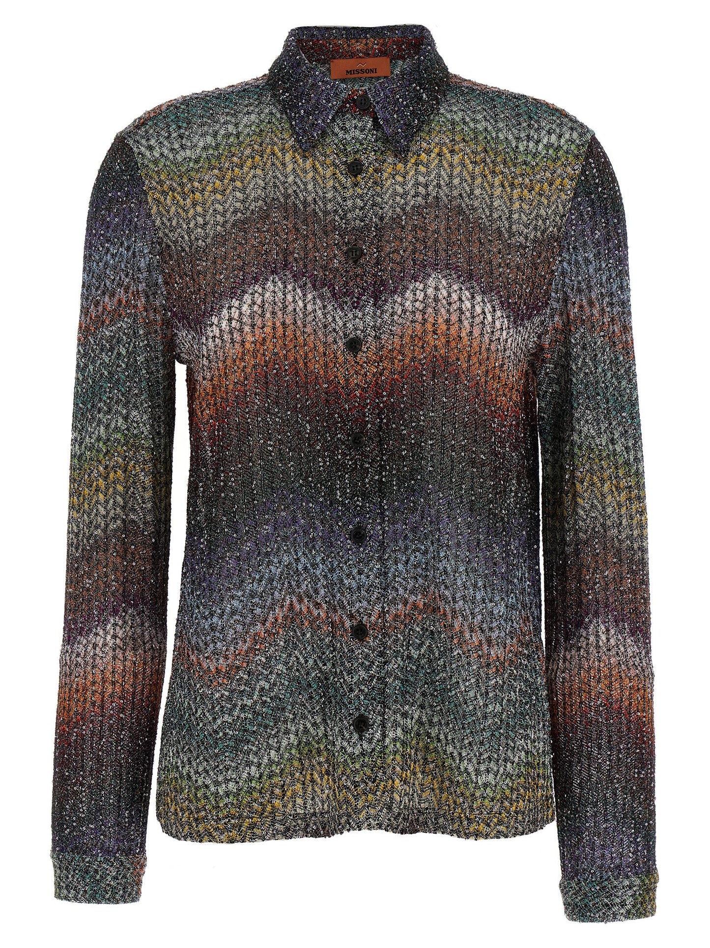 Missoni Women Sequin And Lamé Viscose Shirt MISSONI