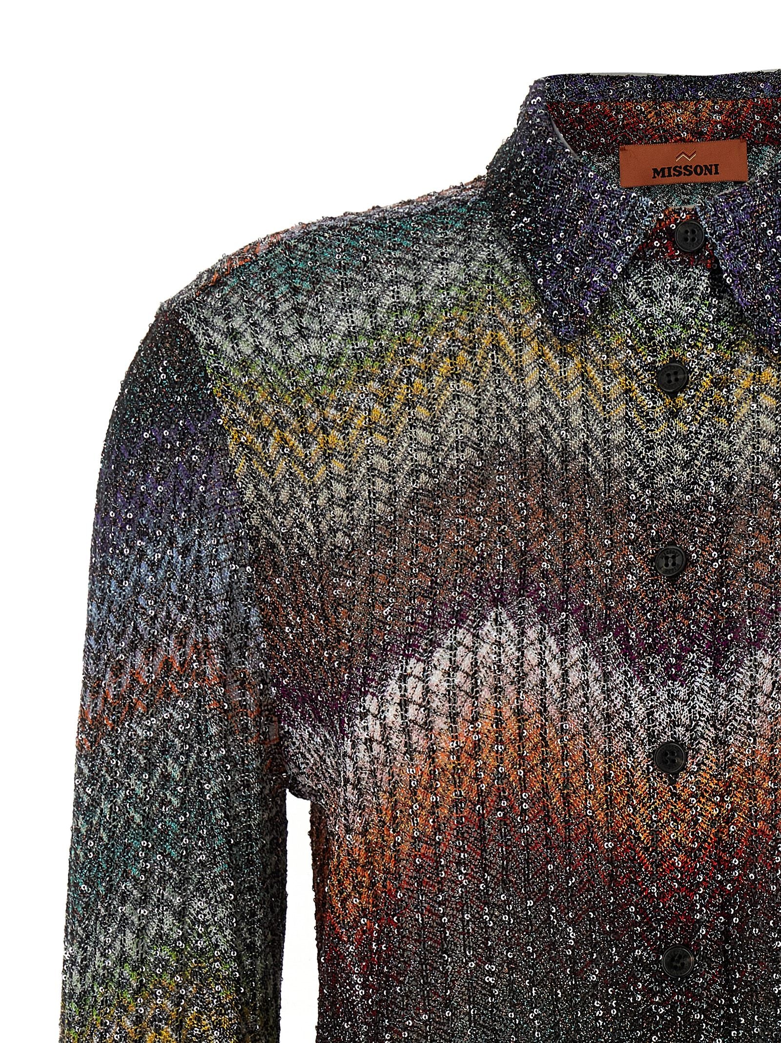 Missoni Women Sequin And Lamé Viscose Shirt MISSONI