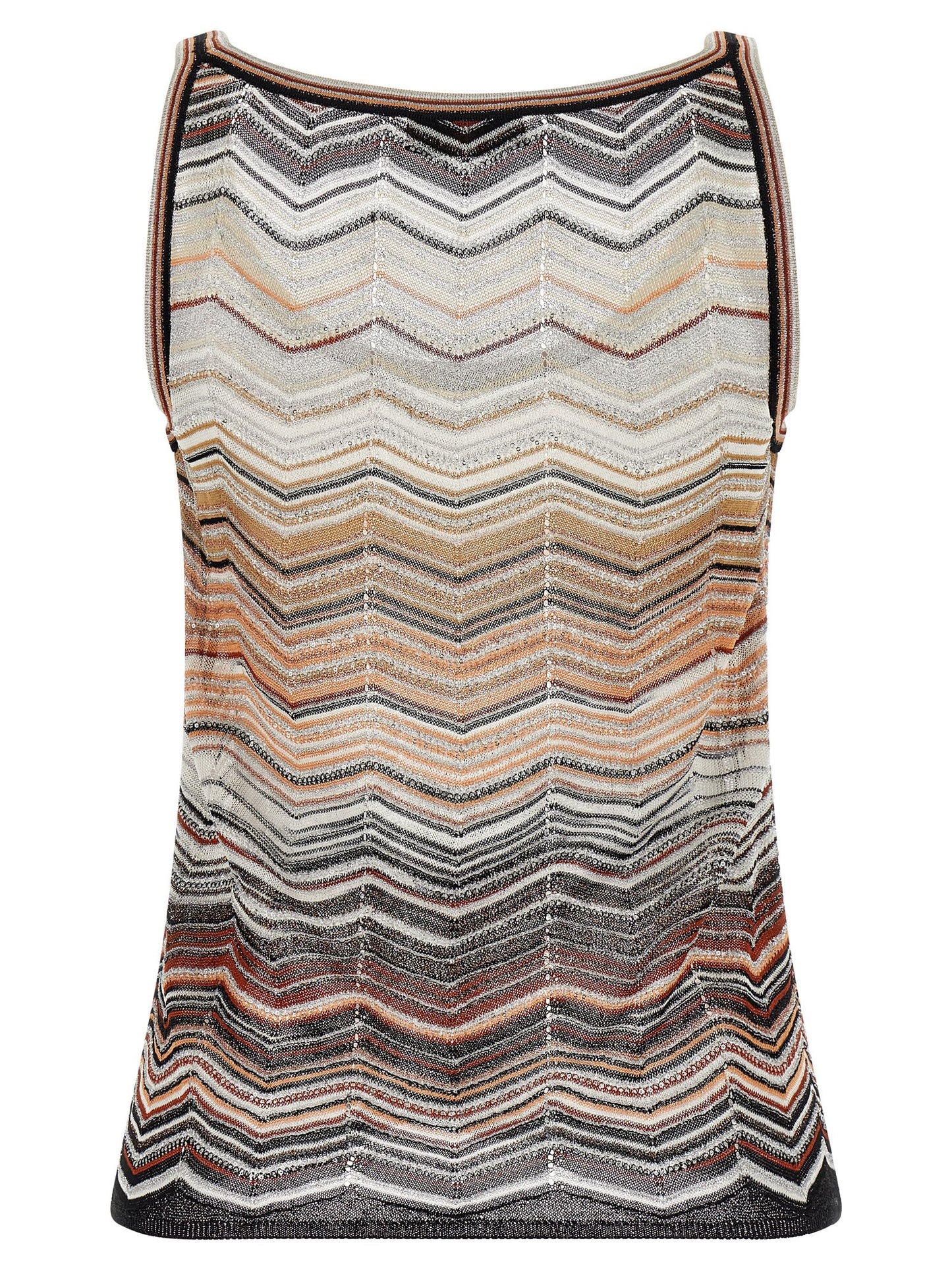 Missoni Women Tank Top Chevron Lamé MISSONI