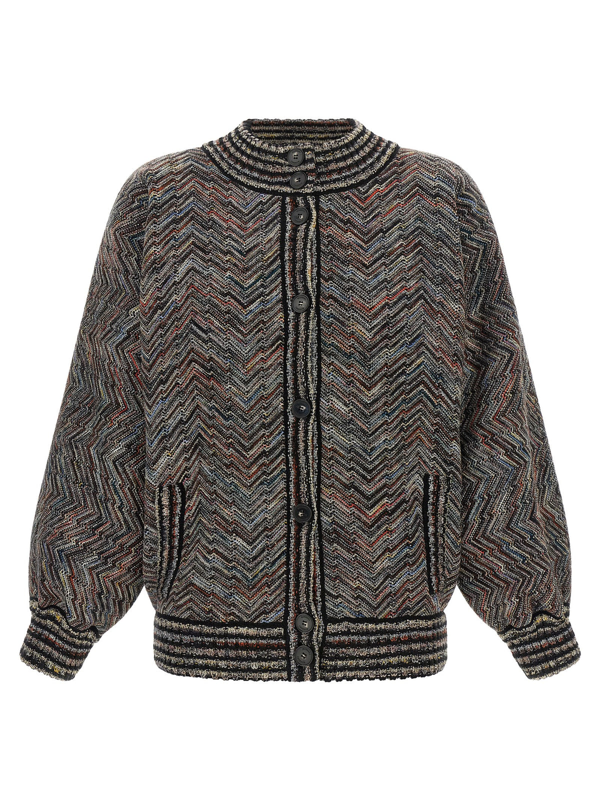 Missoni Women Chevron Knit Bomber Jacket MISSONI