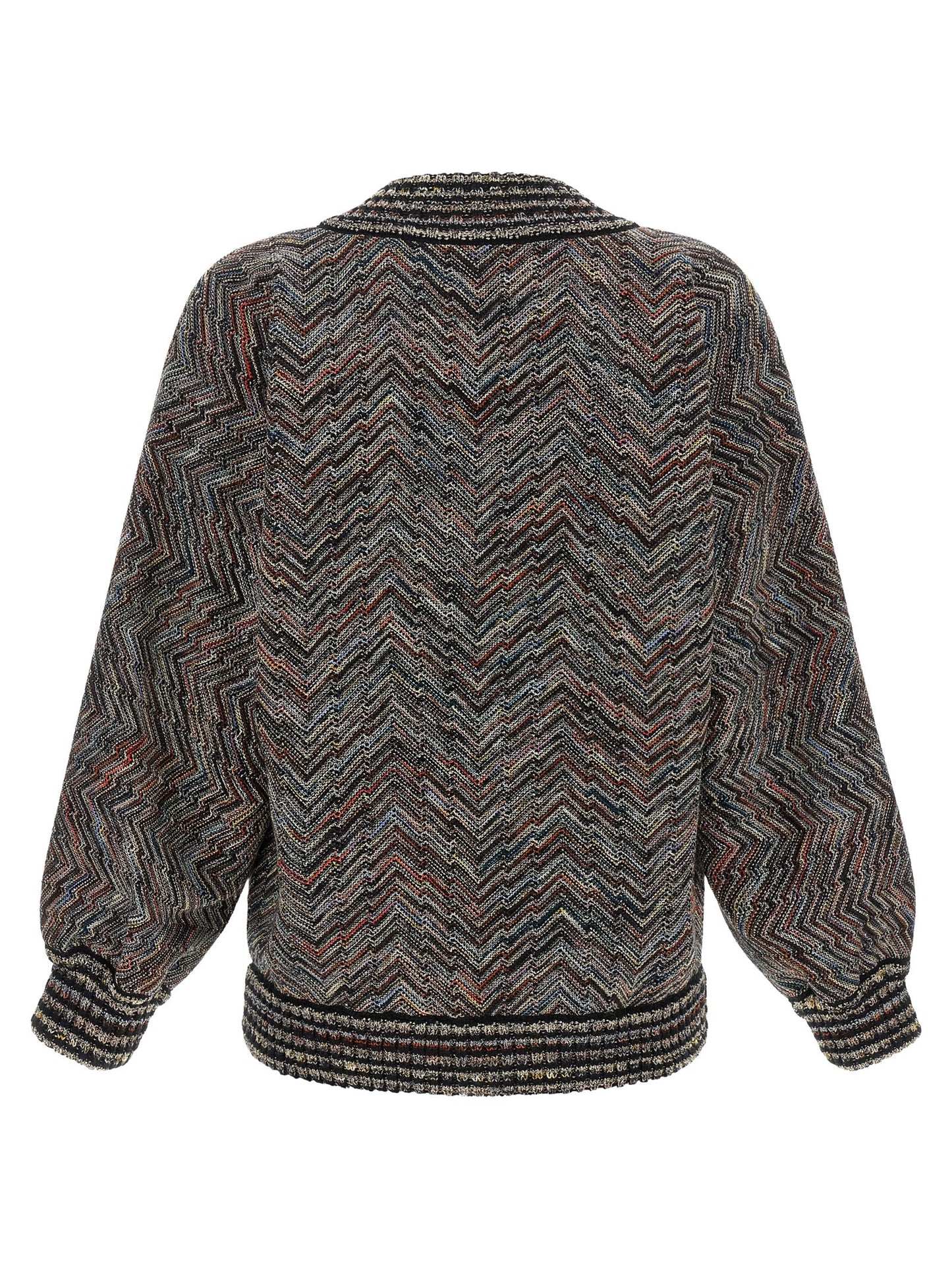 Missoni Women Chevron Knit Bomber Jacket MISSONI