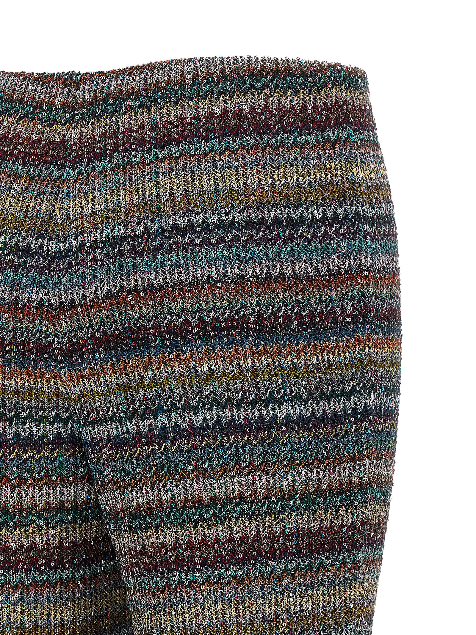 Missoni Women Weaved Greek Pattern Pants MISSONI