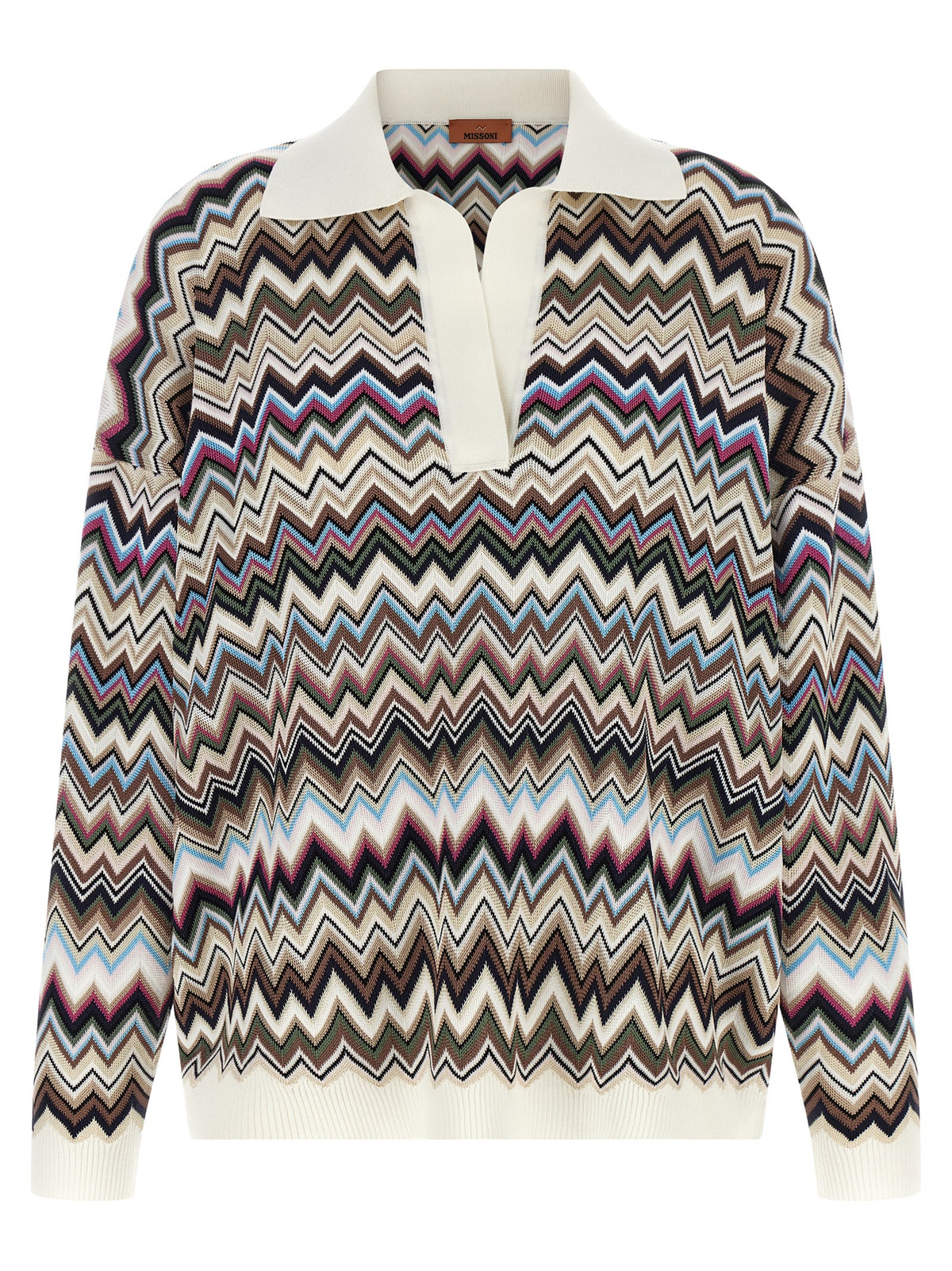 Missoni Women Zigzag Polo Shirt MISSONI