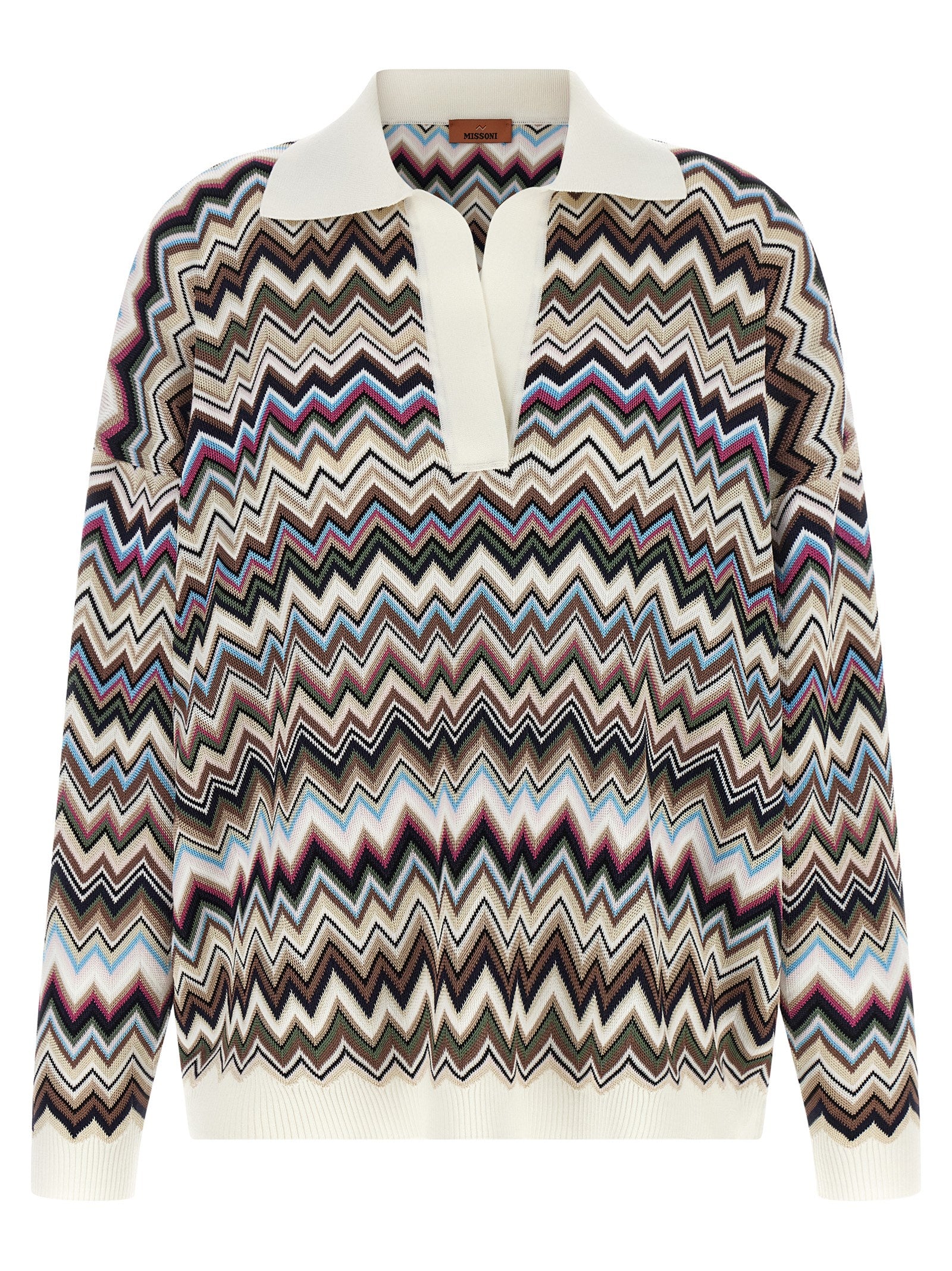 Missoni Women Zigzag Polo Shirt MISSONI