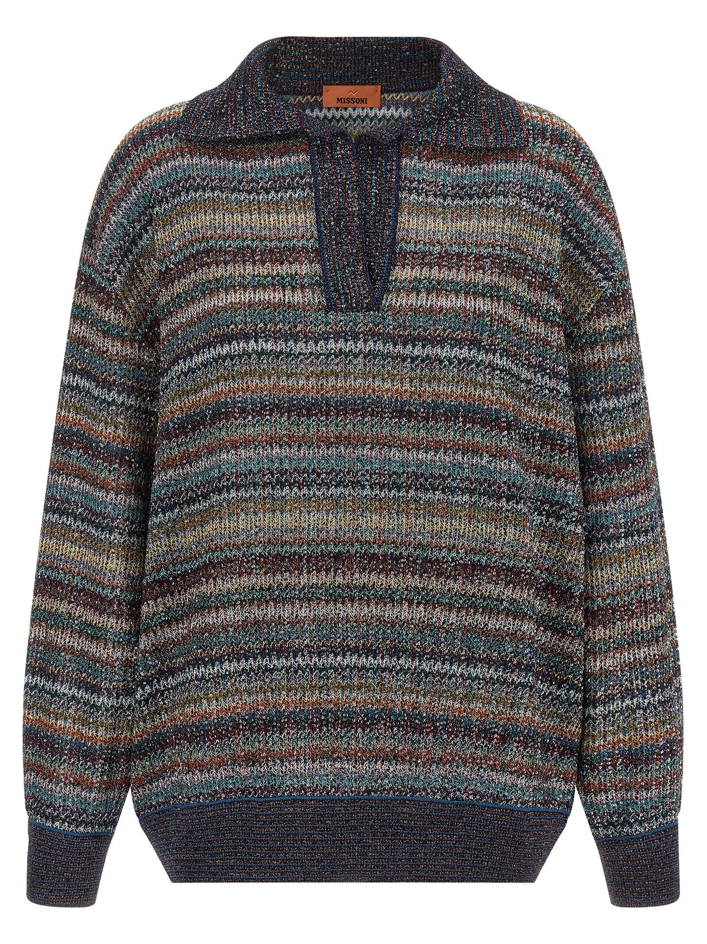 Missoni Women Lamé Yarn Polo Shirt MISSONI