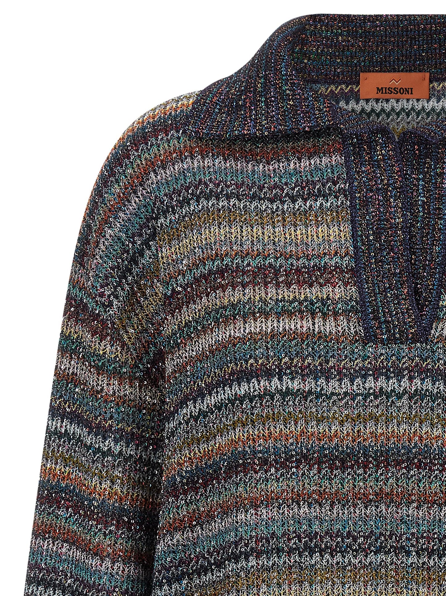 Missoni Women Lamé Yarn Polo Shirt MISSONI