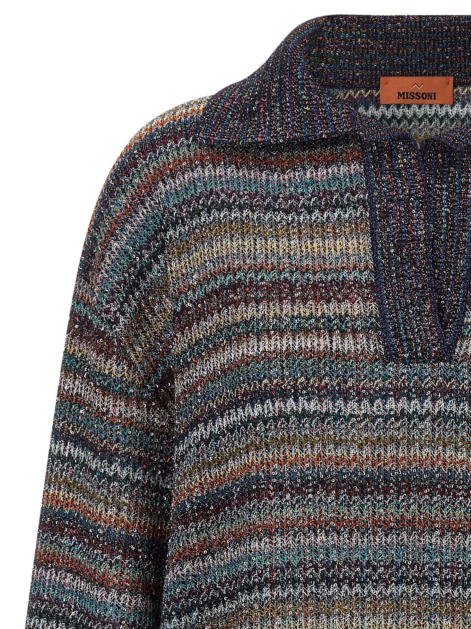 Missoni Women Lamé Yarn Polo Shirt MISSONI