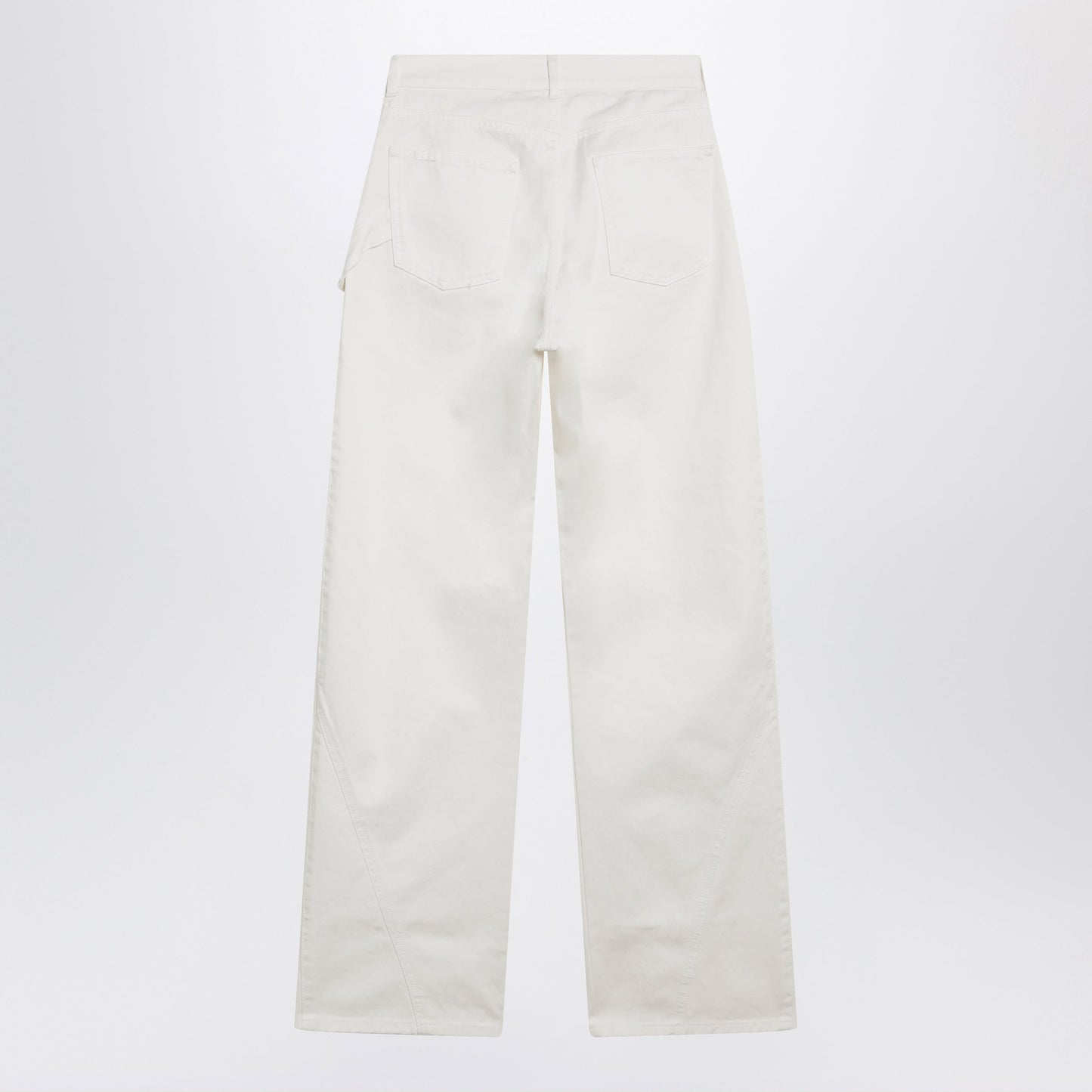 Jw Anderson White Twisted Denim Jeans Women J.W. ANDERSON