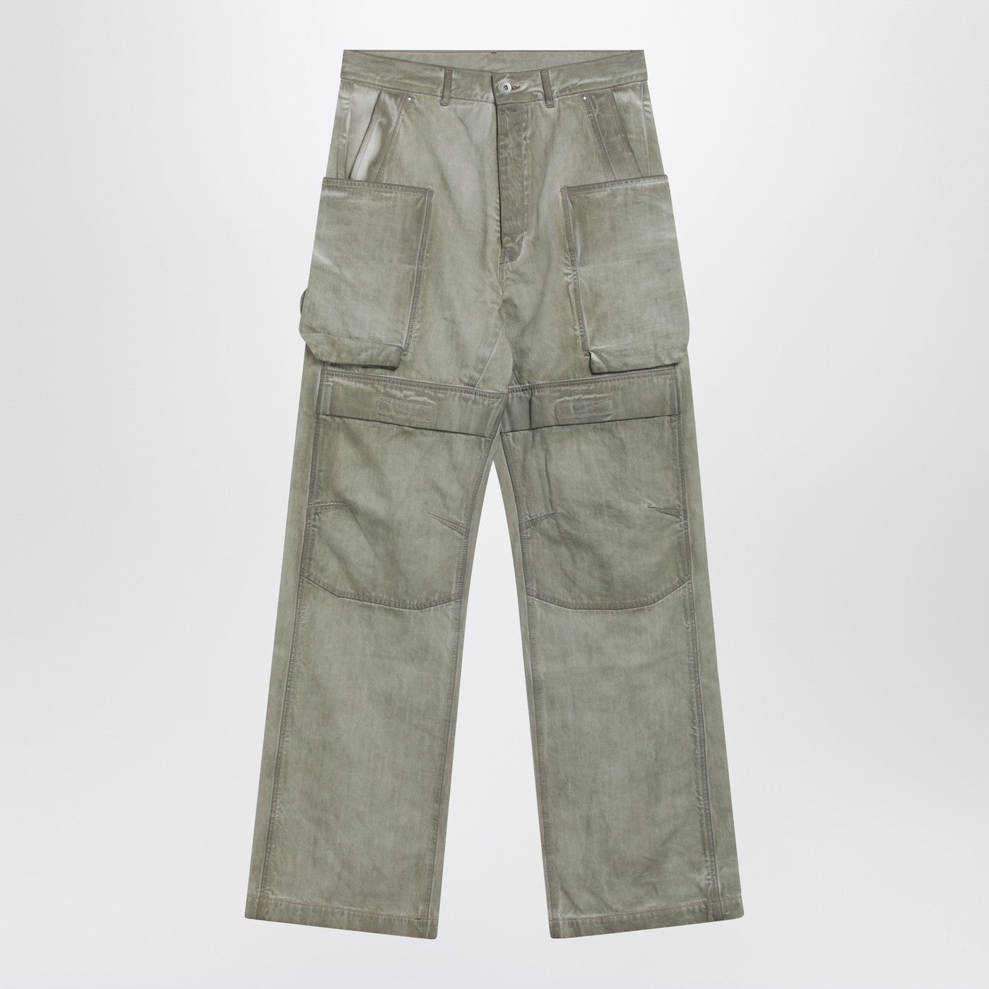Drkshdw Sand Vintage-Effect Cargo Trousers Men DRKSHDW