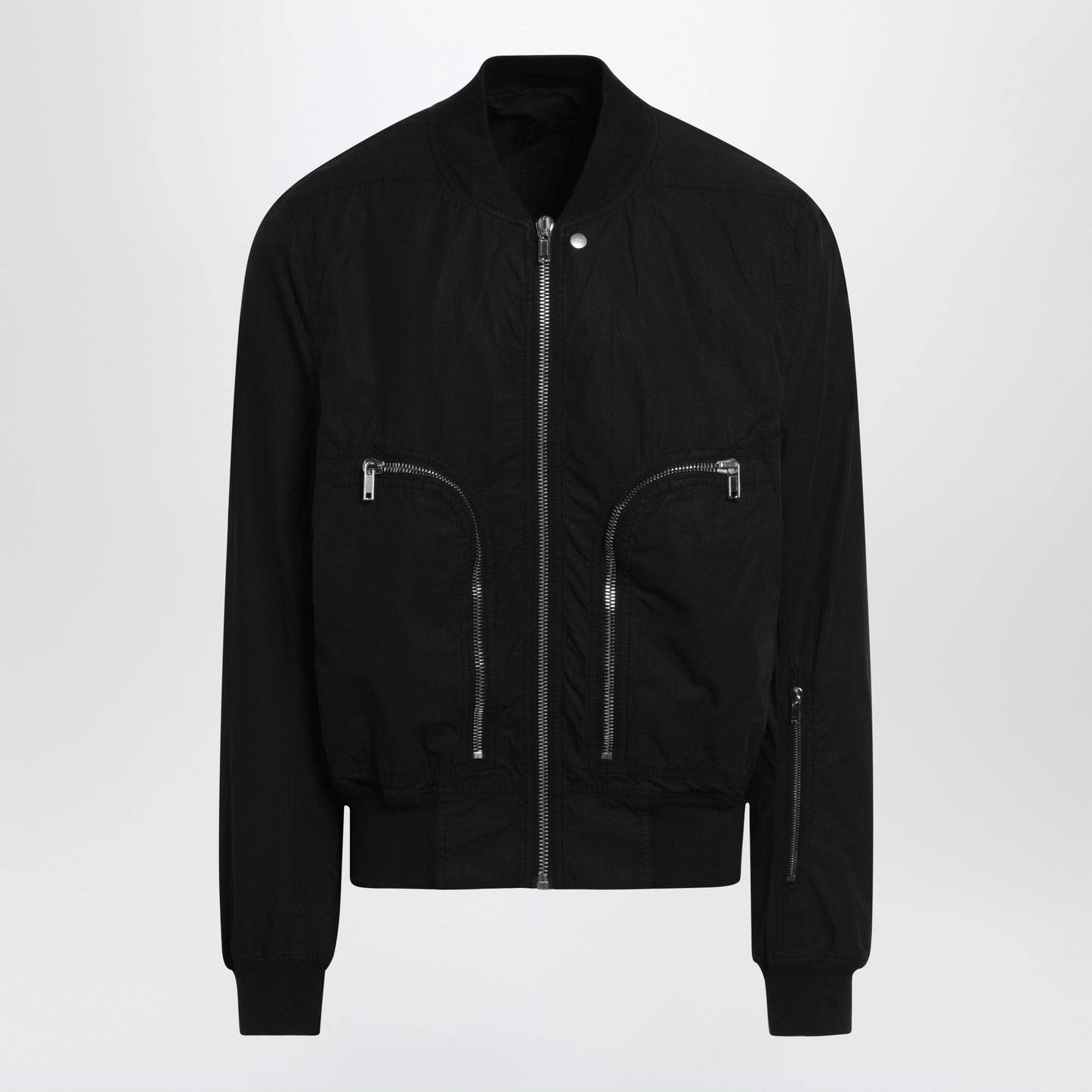 Drkshdw Bauhaus Flight Ribbed Cotton Bomber Jacket In Black Men DRKSHDW