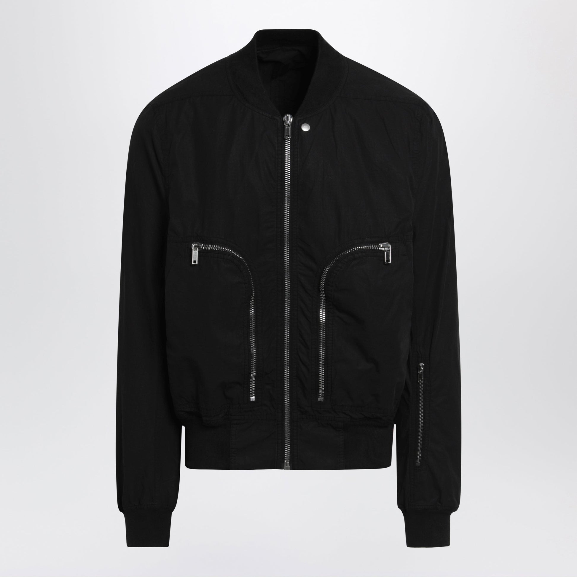 Drkshdw Bauhaus Flight Ribbed Cotton Bomber Jacket In Black Men DRKSHDW