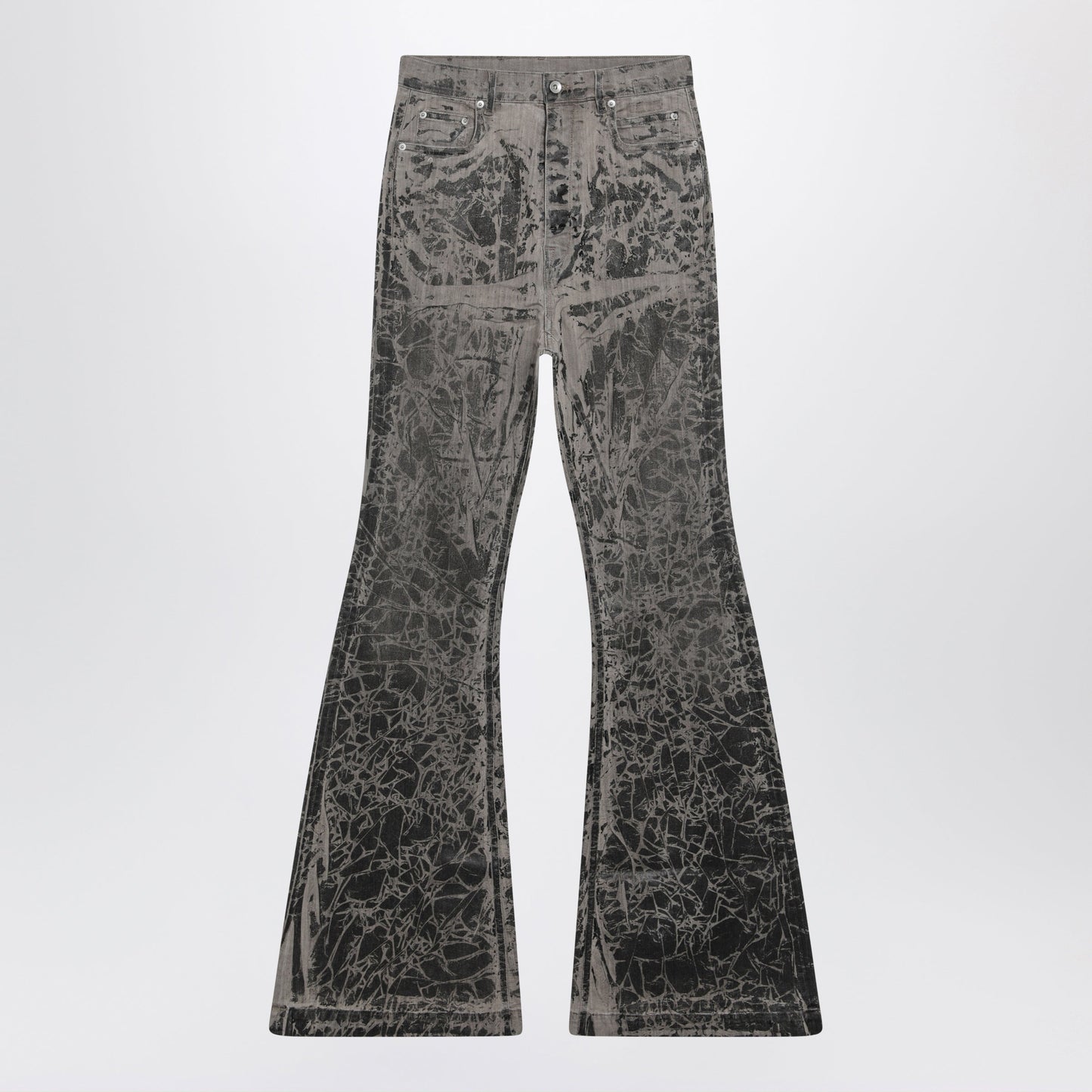 Drkshdw Concordians Bolan Bootcut High-Rise Jeans In Black Denim Men DRKSHDW