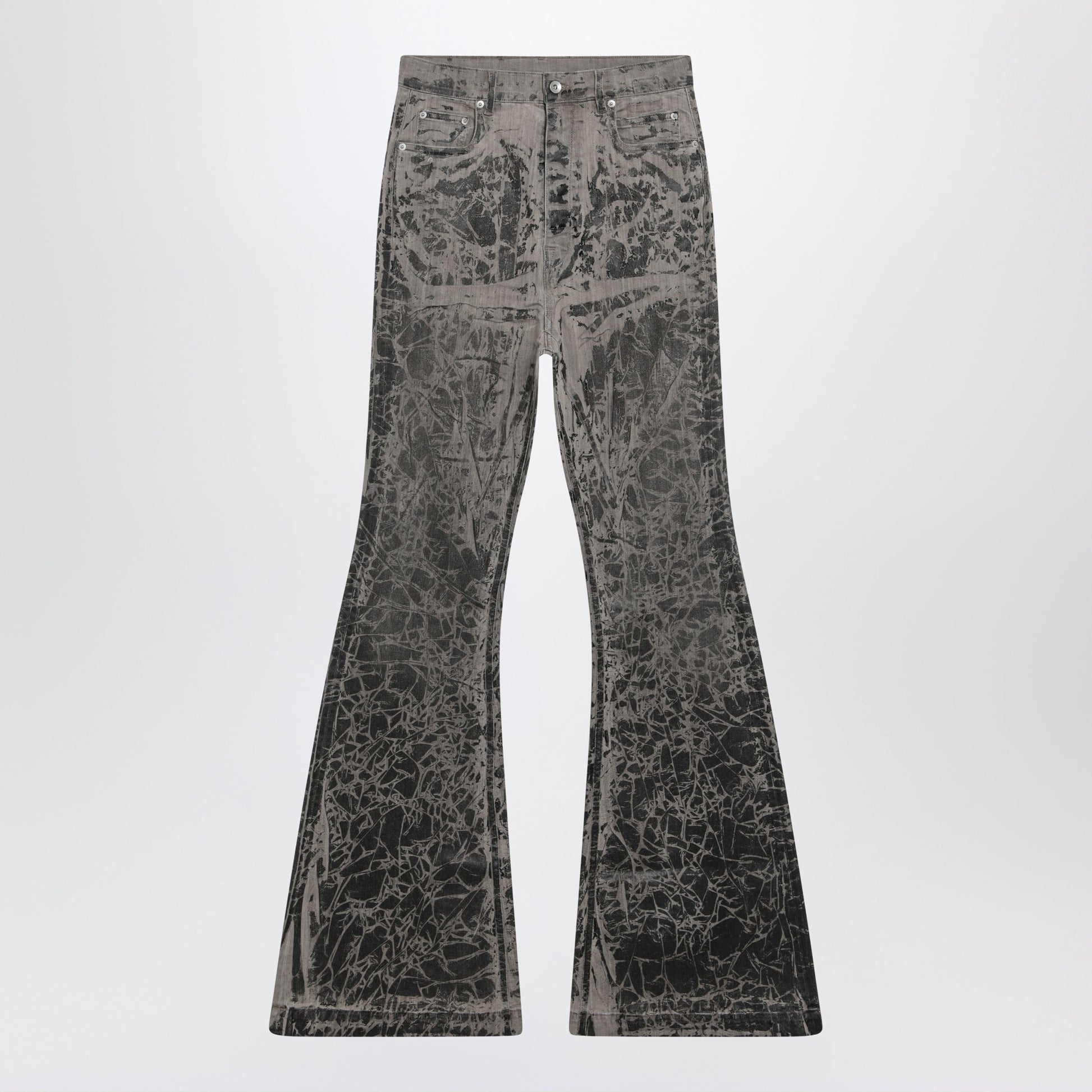 Drkshdw Concordians Bolan Bootcut High-Rise Jeans In Black Denim Men DRKSHDW