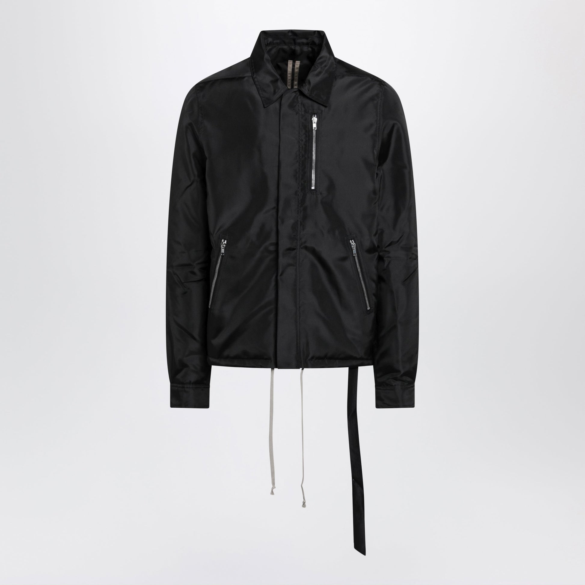 Drkshdw Padded Jacket With Hidden Front Zip In Black Nylon Men DRKSHDW