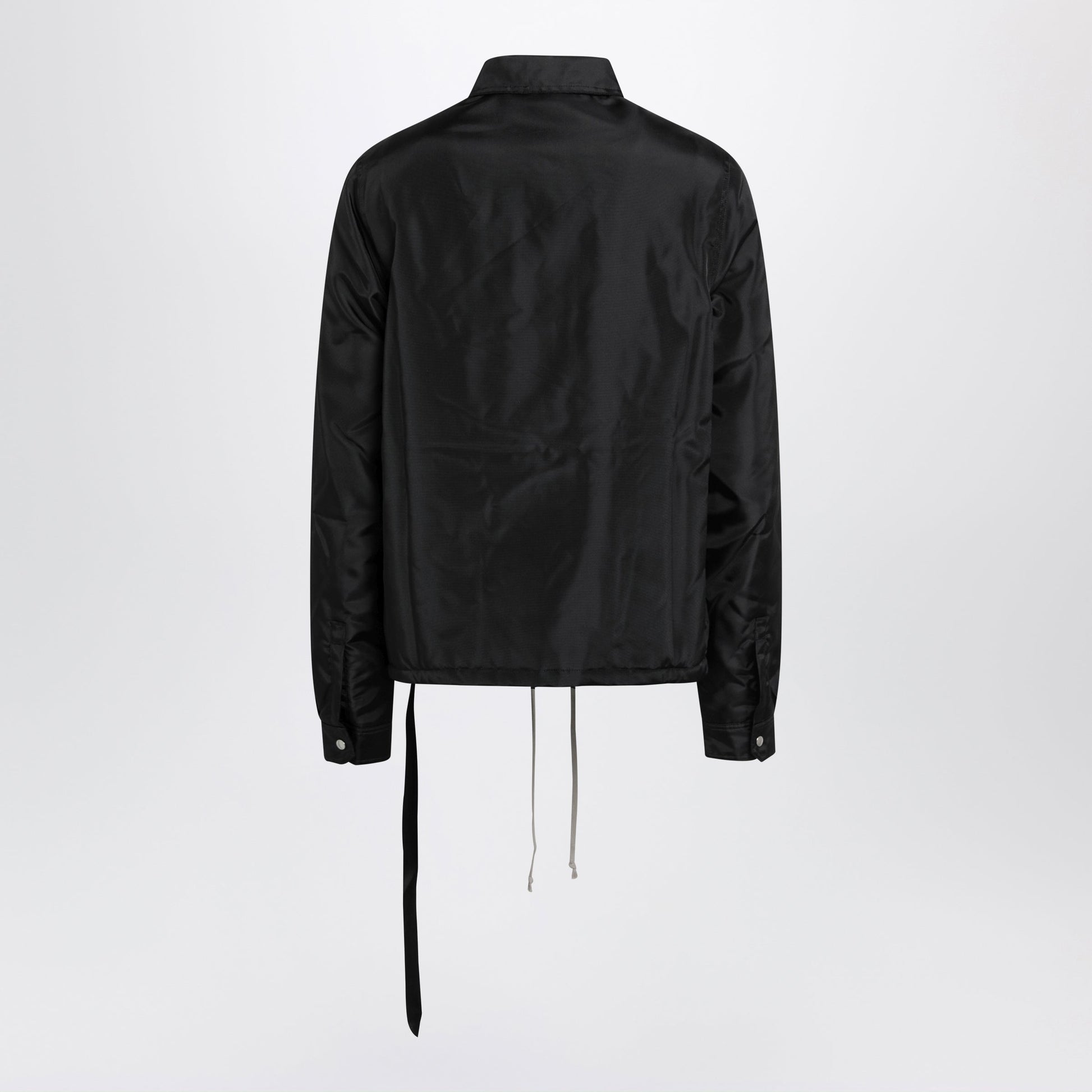 Drkshdw Padded Jacket With Hidden Front Zip In Black Nylon Men DRKSHDW