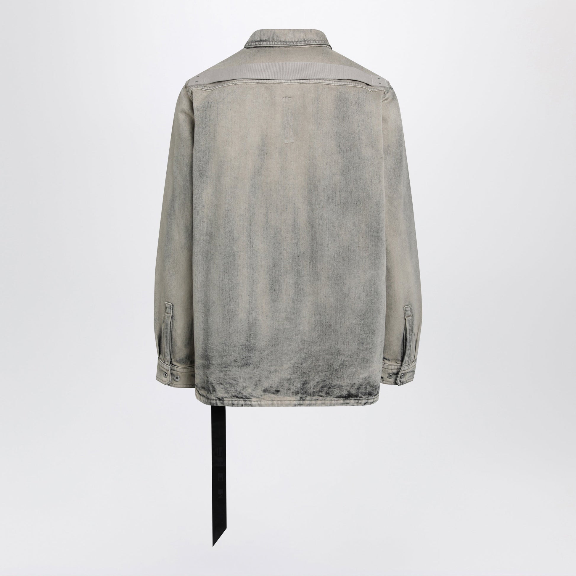 Drkshdw Wide-Leg Trousers In Mineral Grey Washed Denim Men DRKSHDW