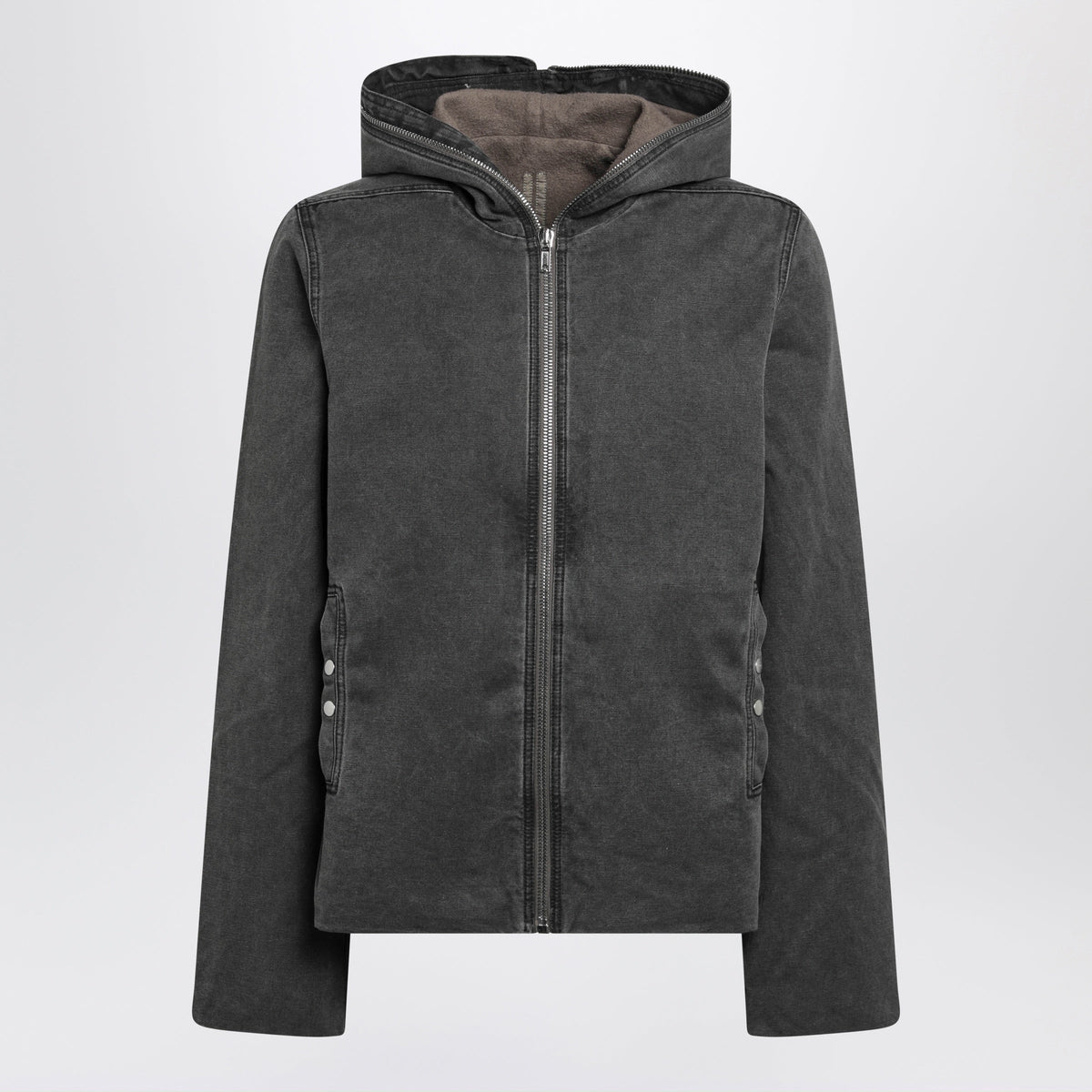 Drkshdw Gimp Zip Front Gravel Jacket In Washed Denim Men DRKSHDW