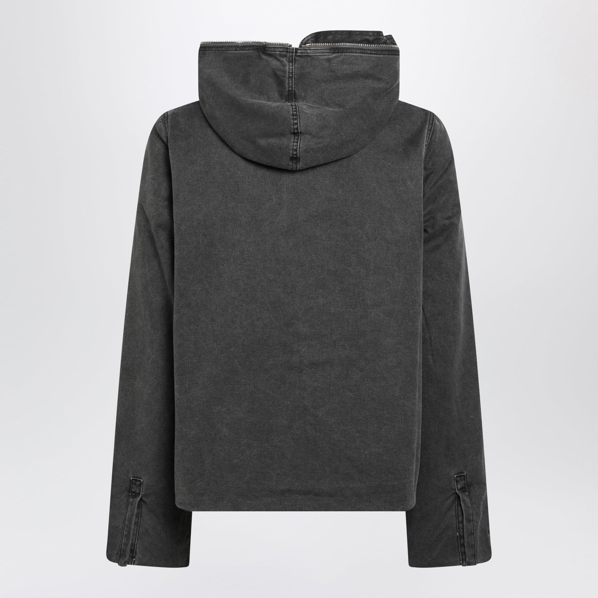 Drkshdw Gimp Zip Front Gravel Jacket In Washed Denim Men DRKSHDW