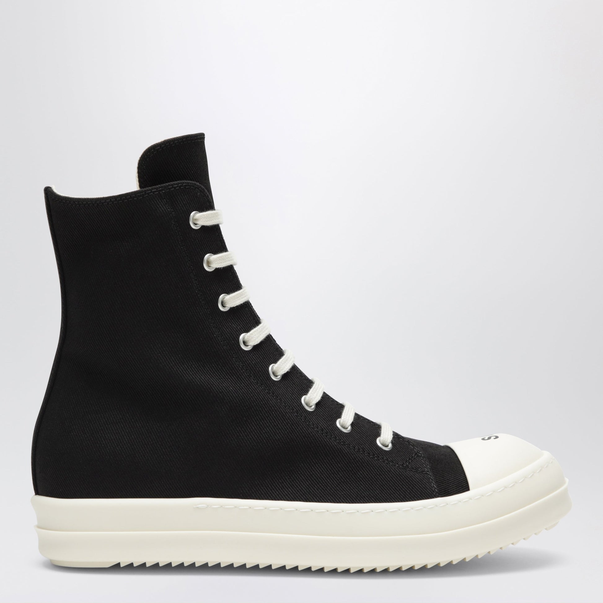 Drkshdw Tower Sneakers In Black/Milk White Â€Œso Cuntâ€ Men DRKSHDW