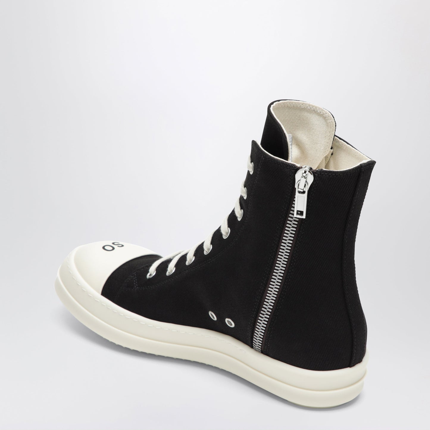 Drkshdw Tower Sneakers In Black/Milk White Â€Œso Cuntâ€ Men DRKSHDW