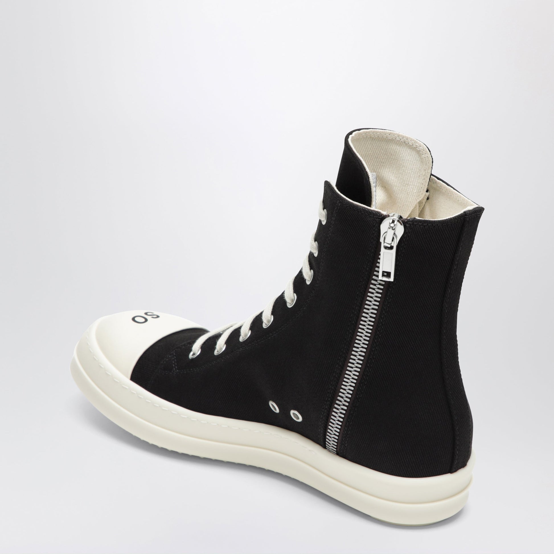 Drkshdw Tower Sneakers In Black/Milk White Â€Œso Cuntâ€ Men DRKSHDW