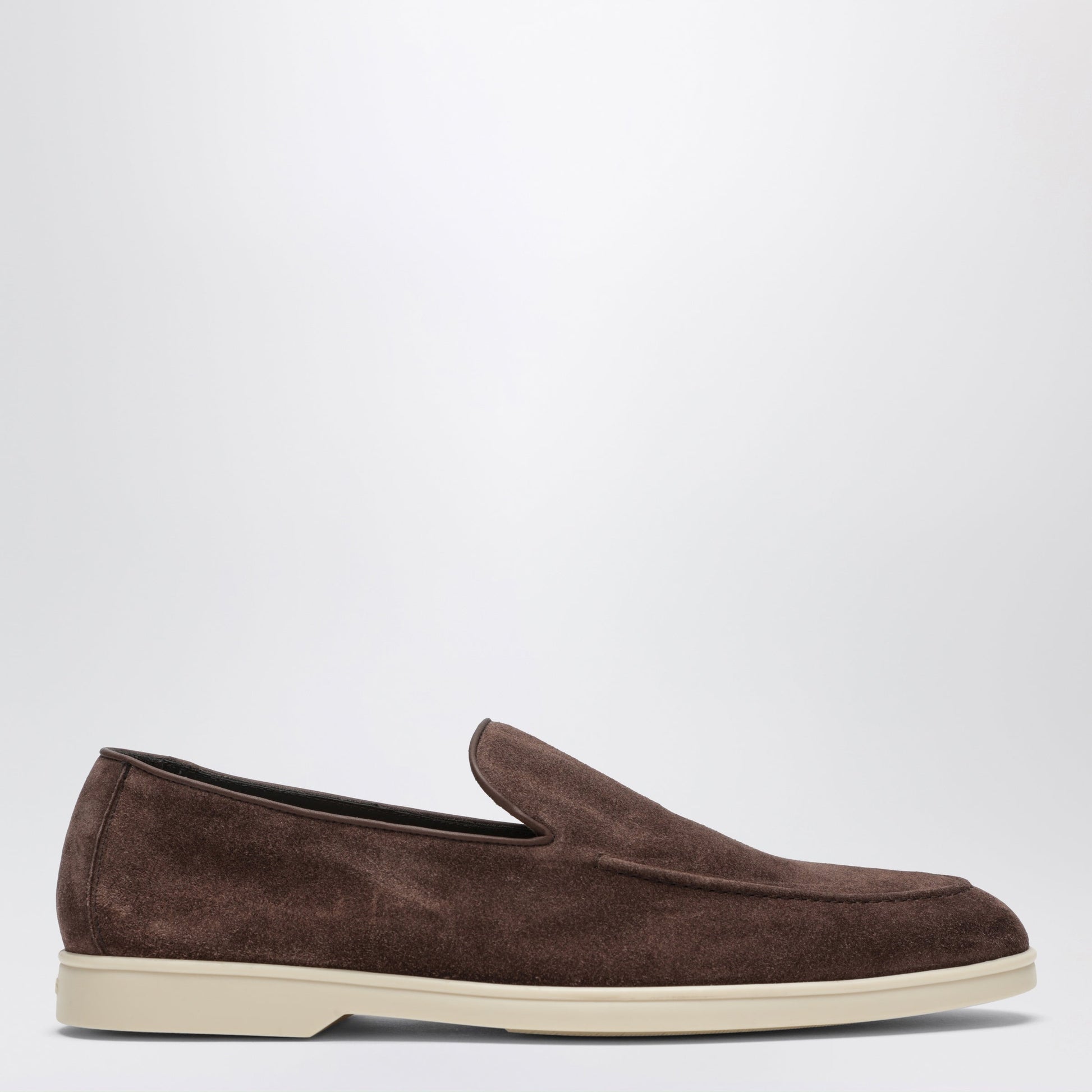 Doucal's Brown Suede Loafers Men Doucal's