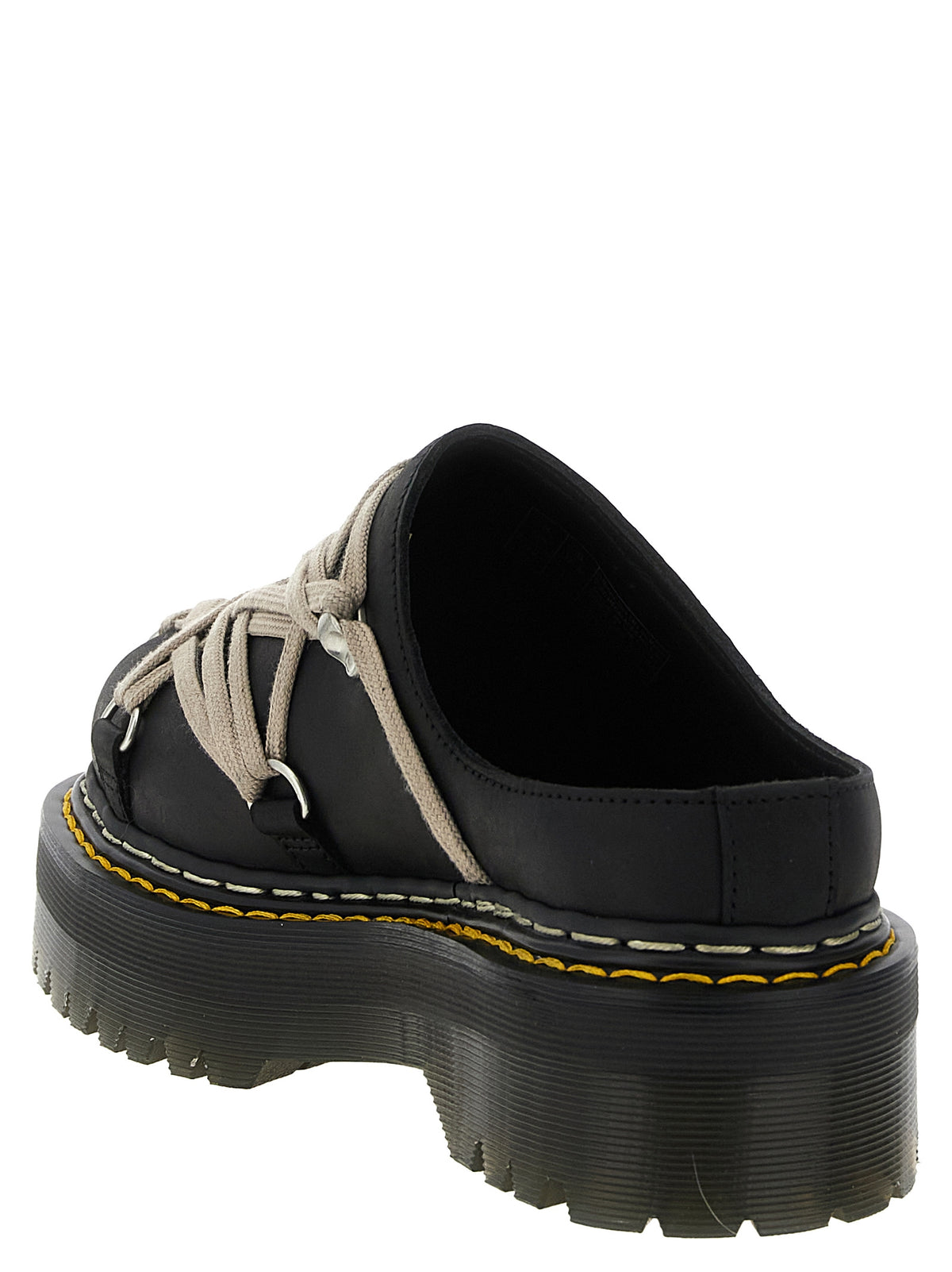 Rick Owens Unisex 'Quadsolemegalace®' Mules Dr.Martens X Rickowens RICK OWENS