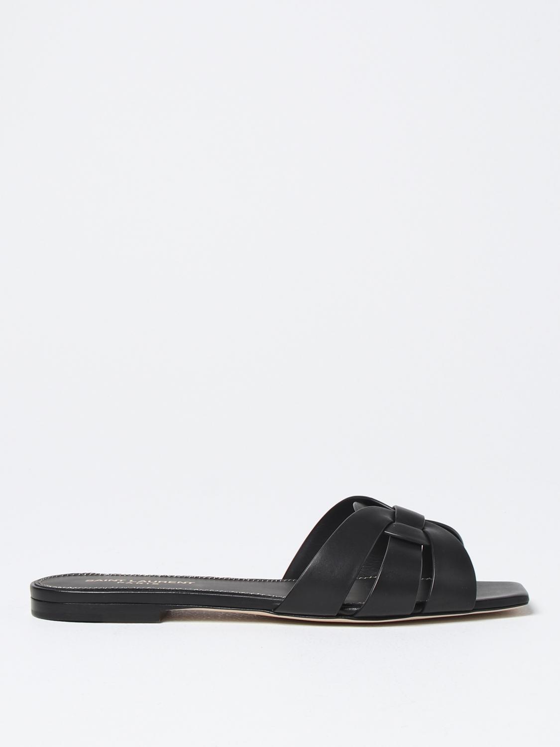 Saint Laurent Heeled Sandal Woman Black
