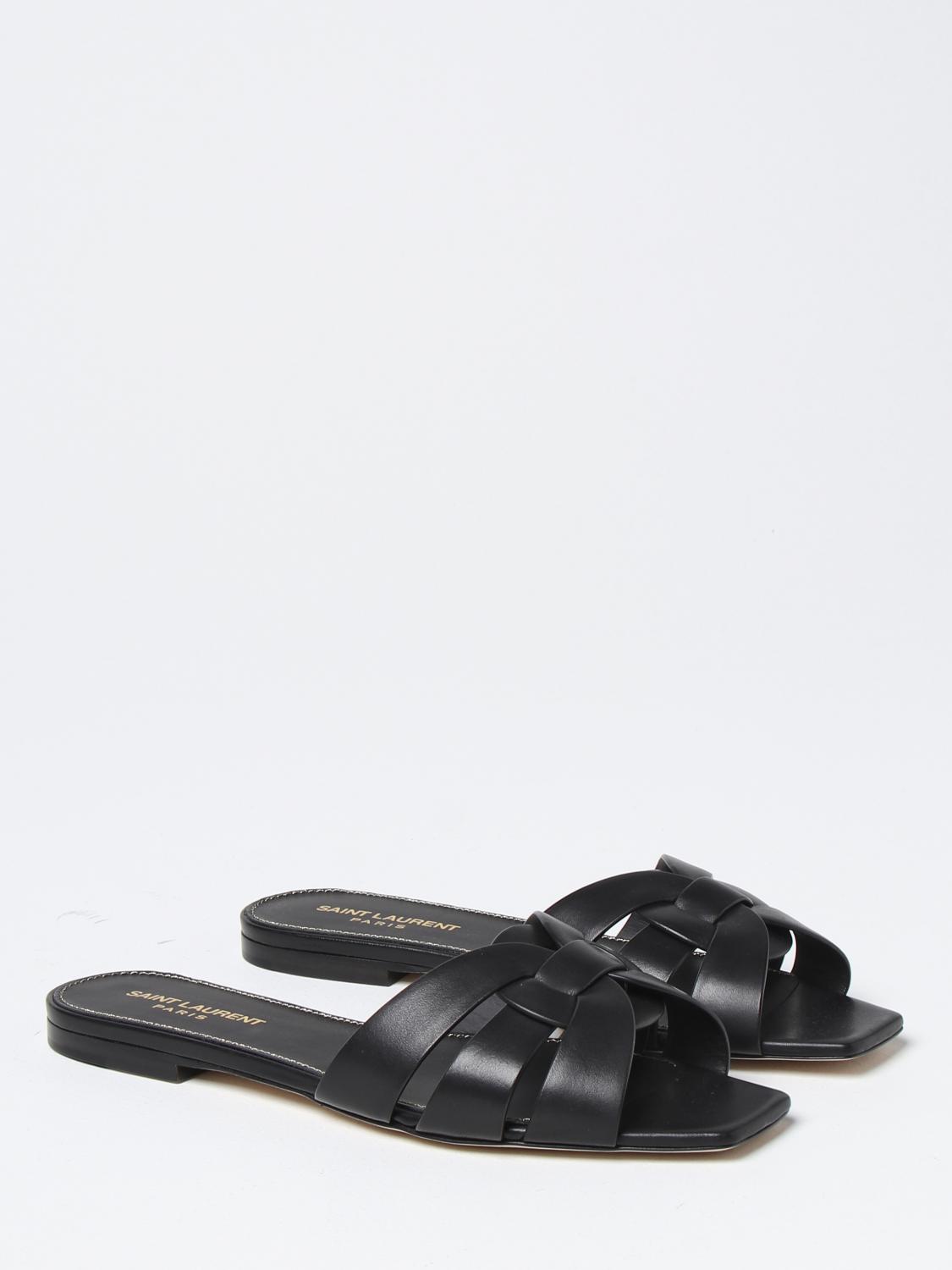 Saint Laurent Heeled Sandal Woman Black