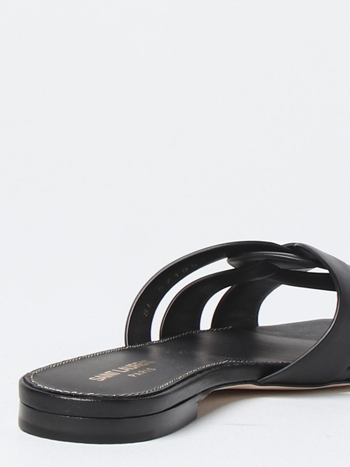 Saint Laurent Heeled Sandal Woman Black