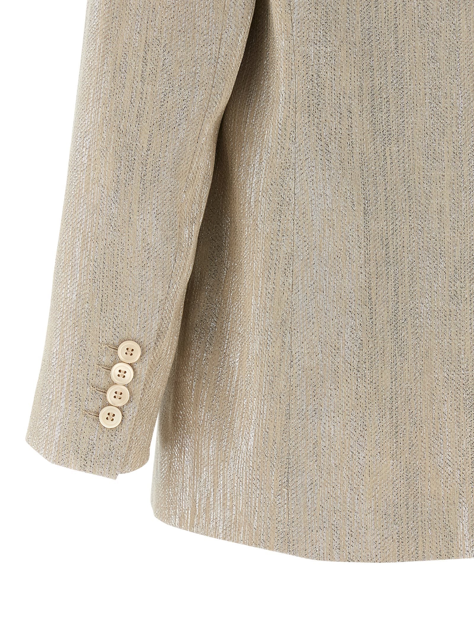 Peserico Women Lamé Thread Blazer PESERICO
