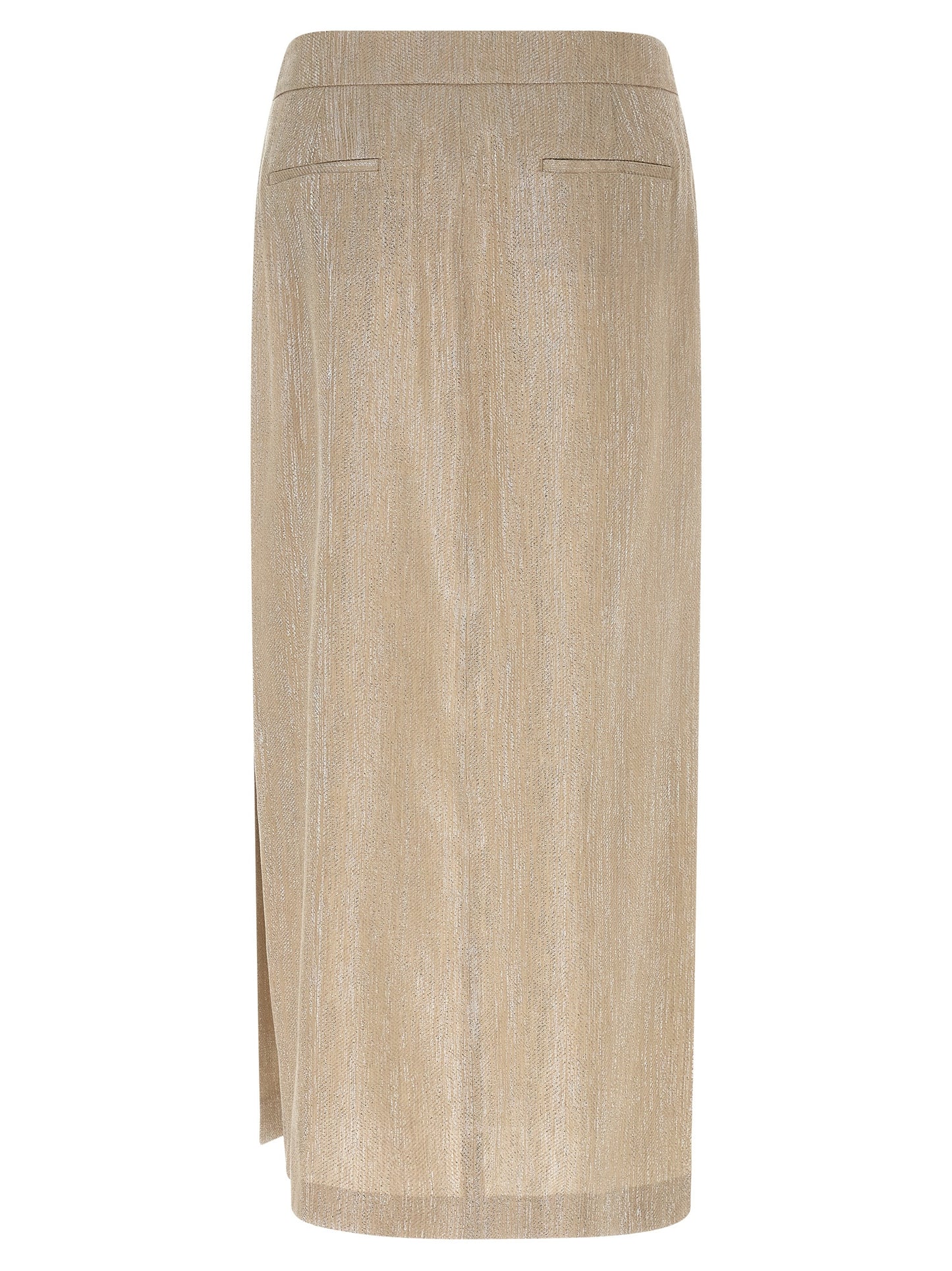Peserico Women Lamé Thread Skirt PESERICO