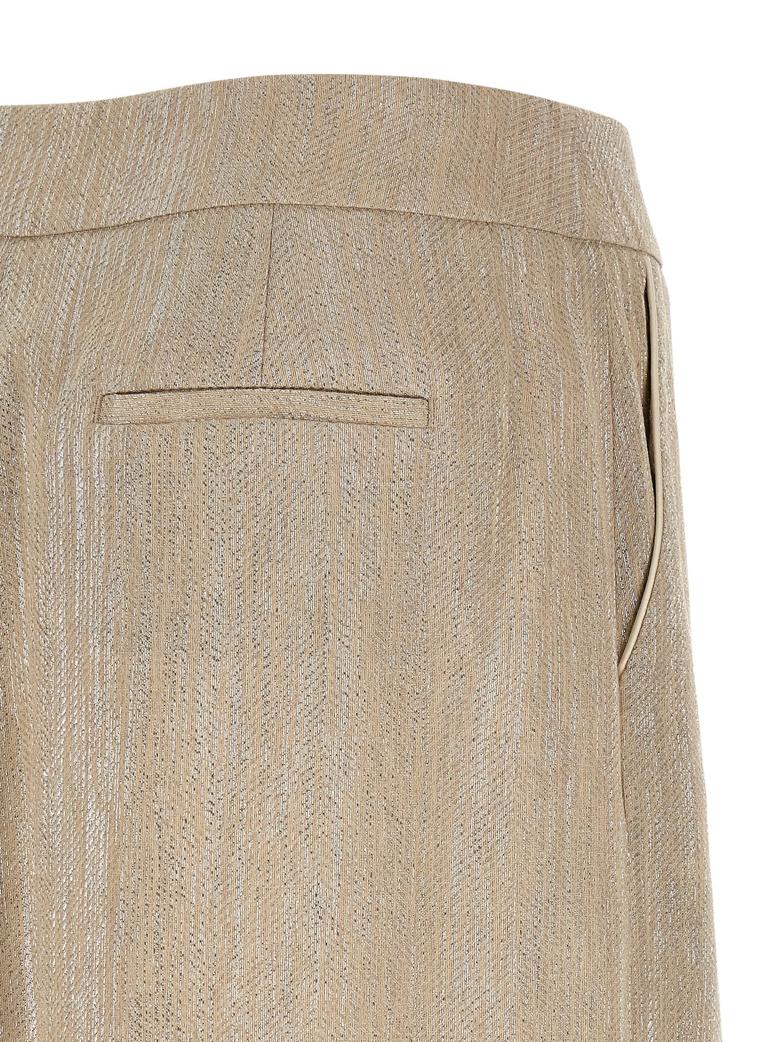 Peserico Women Lamé Thread Skirt PESERICO