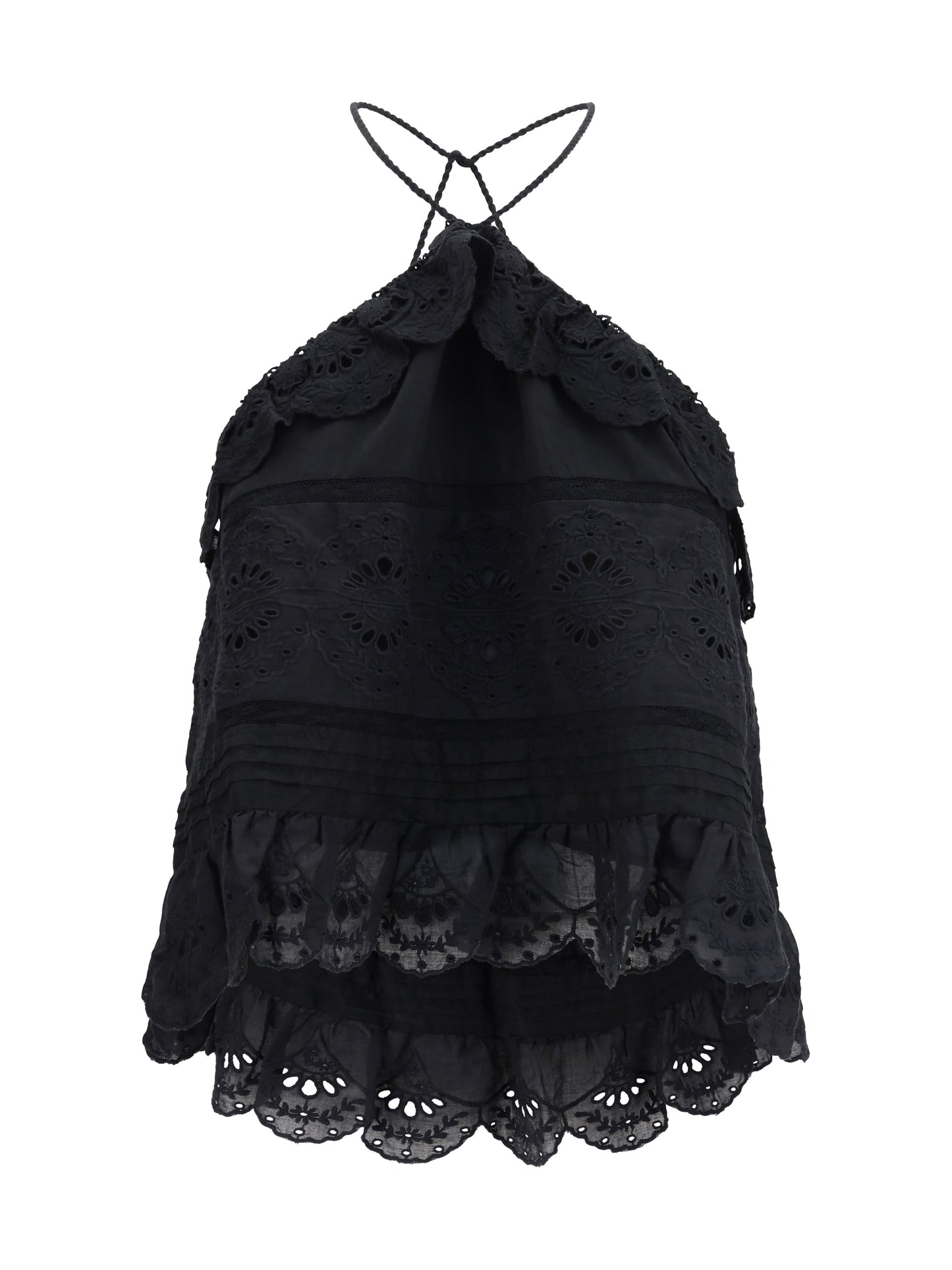 Marant Etoile Women Prisha Ruffle Top ISABEL MARANT ETOILE