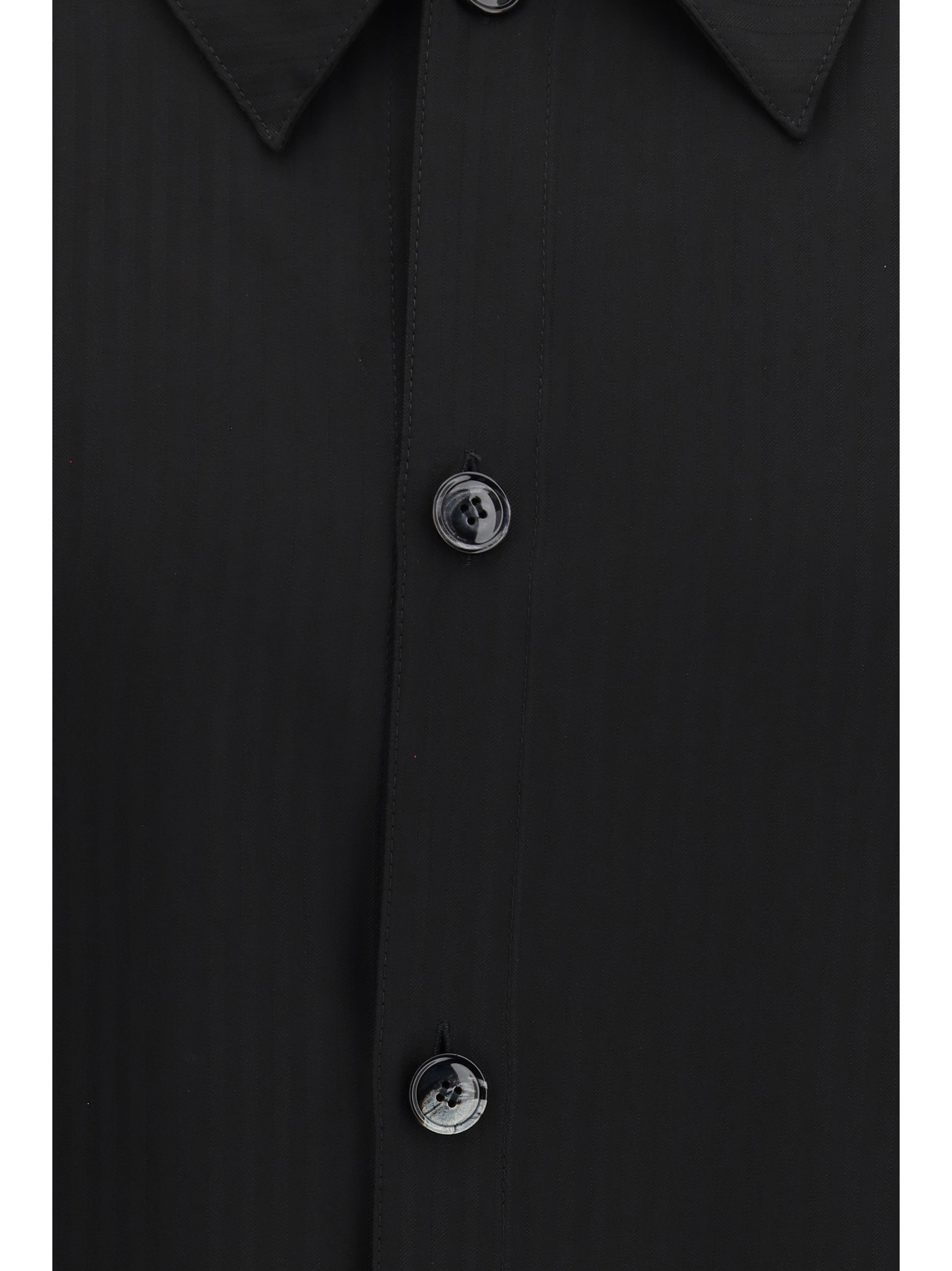 Giorgio Armani Men Chevron Viscose Twill Shirt GIORGIO ARMANI