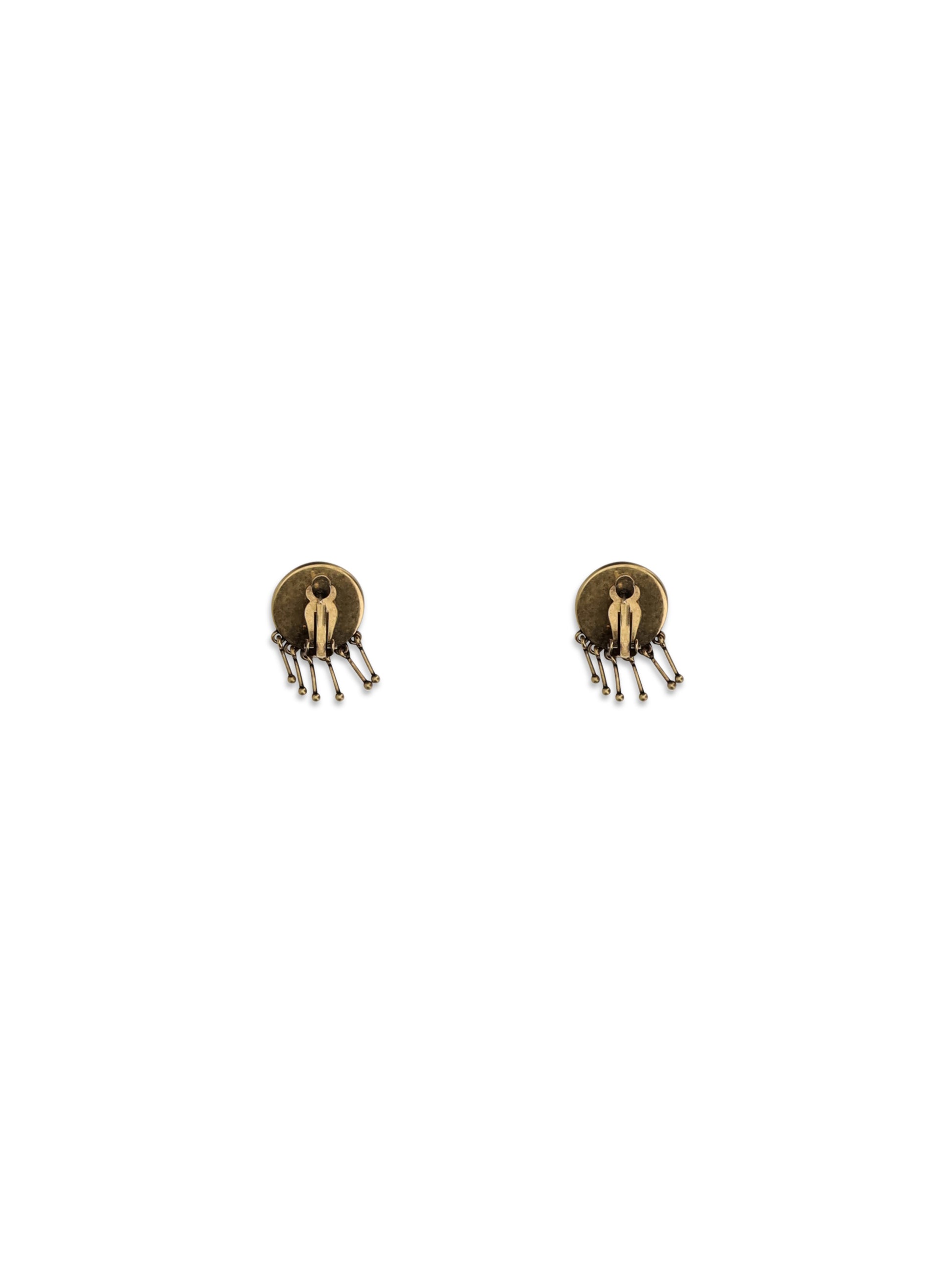 Versace Women Medusa Clip-On Drop Earrings VERSACE
