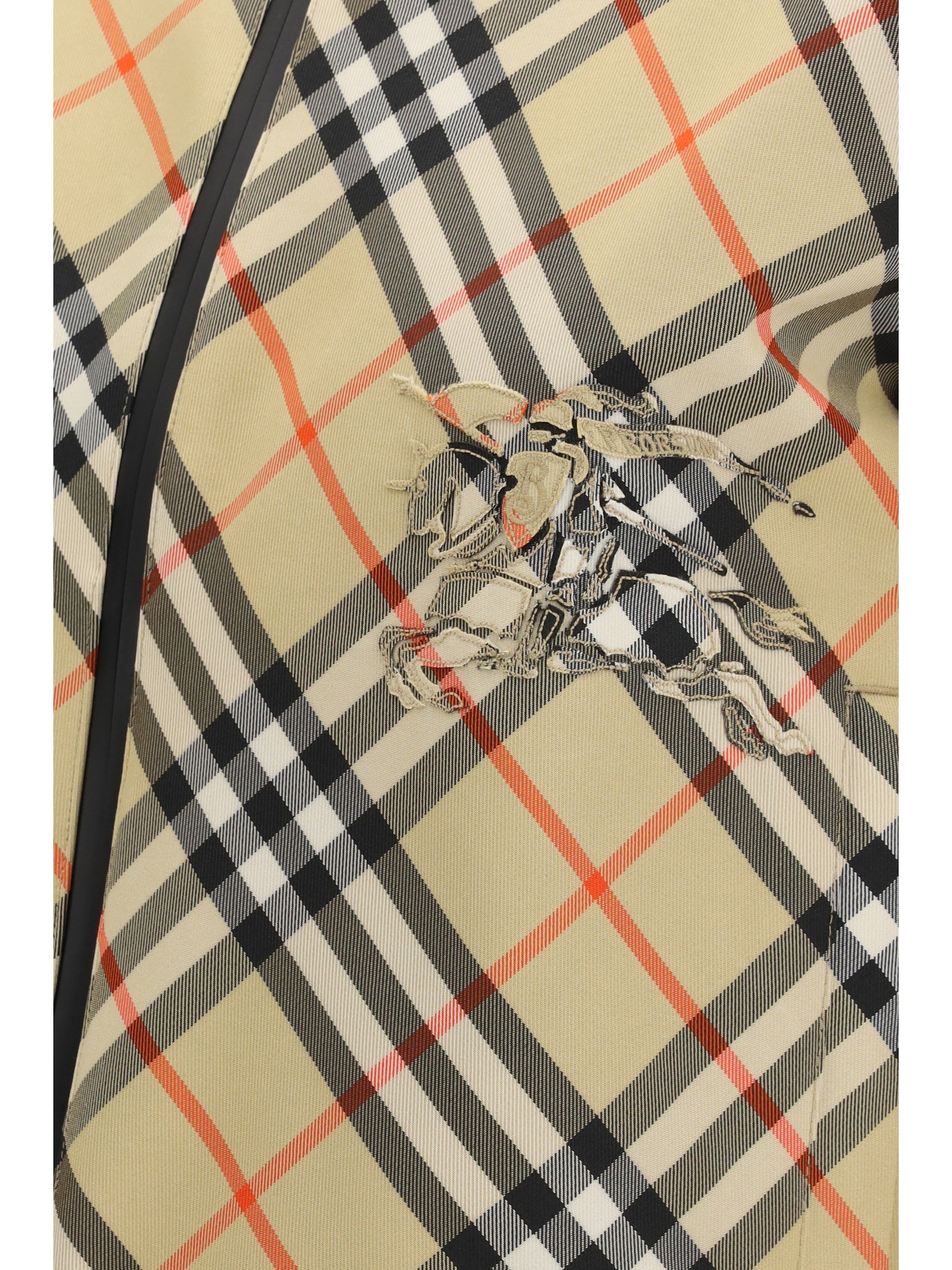 Burberry Women Reversible Cropped Check Jacket BURBERRY