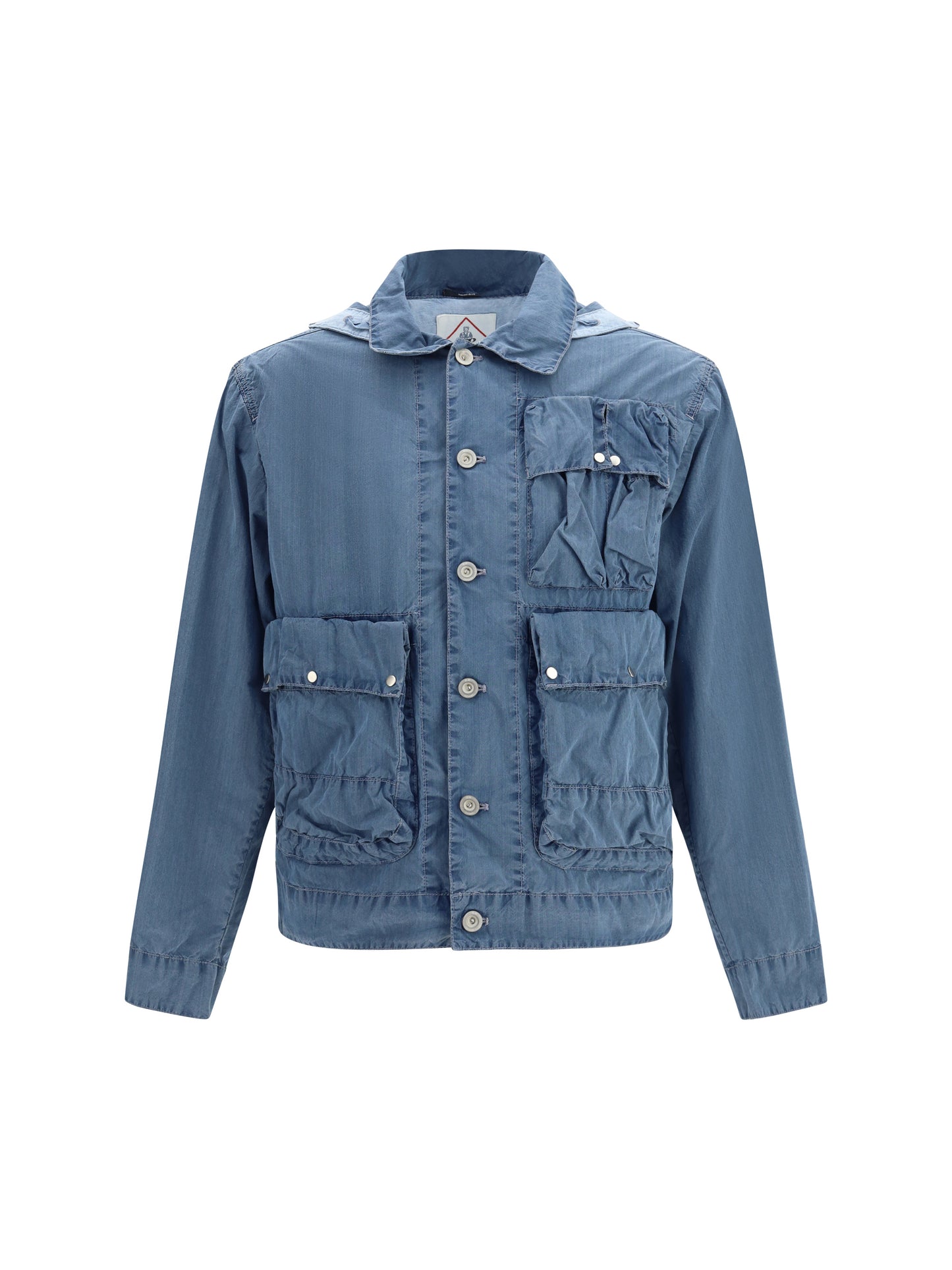 C.P. Company Men 50 Fili Indigo Bleached Goggle Jacket C.P. COMPANY