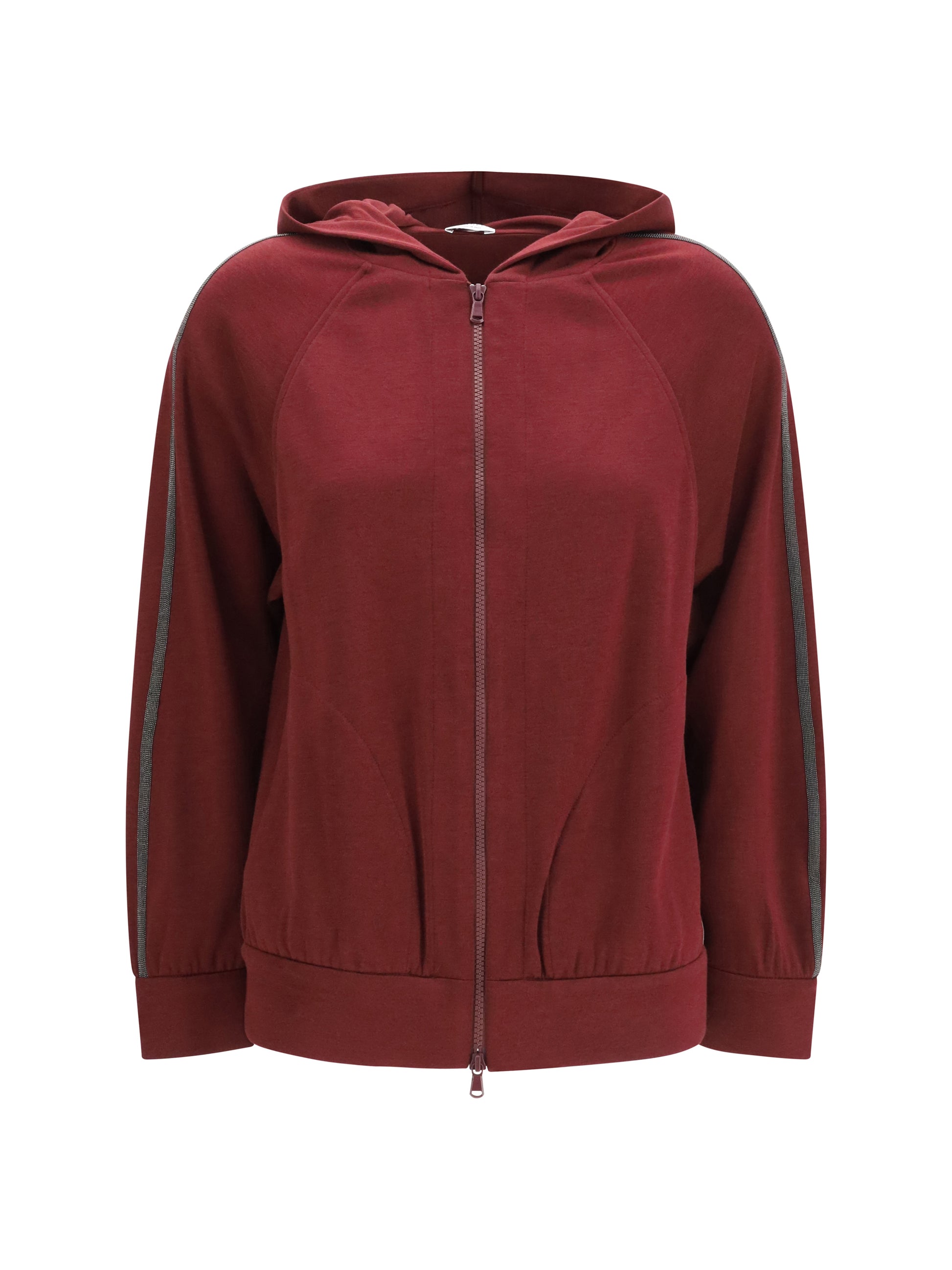 Brunello Cucinelli Women Long-Sleeve Zip Hoodie BRUNELLO CUCINELLI