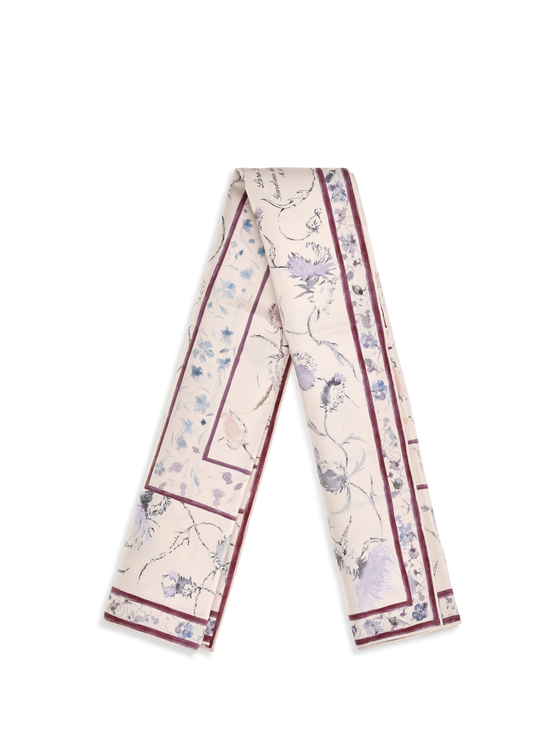 Loro Piana Women Giardino Delle Eccellenze Silk Twill Scarf LORO PIANA