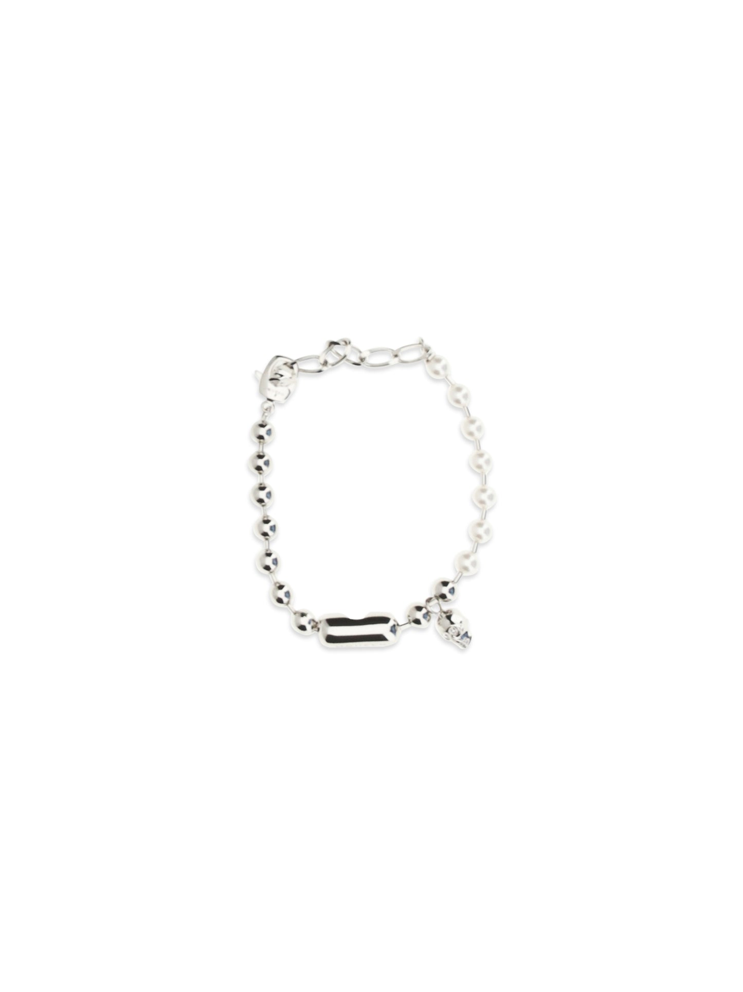 Alexander Mcqueen Men Pearl Skull Bracelet ALEXANDER MCQUEEN