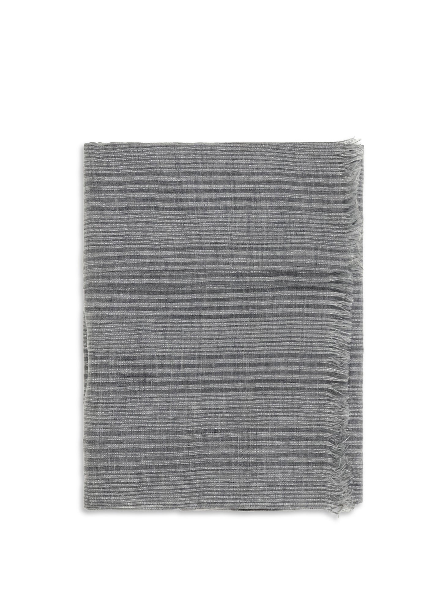 Brunello Cucinelli Women Linen Scarf With Lurex Details BRUNELLO CUCINELLI