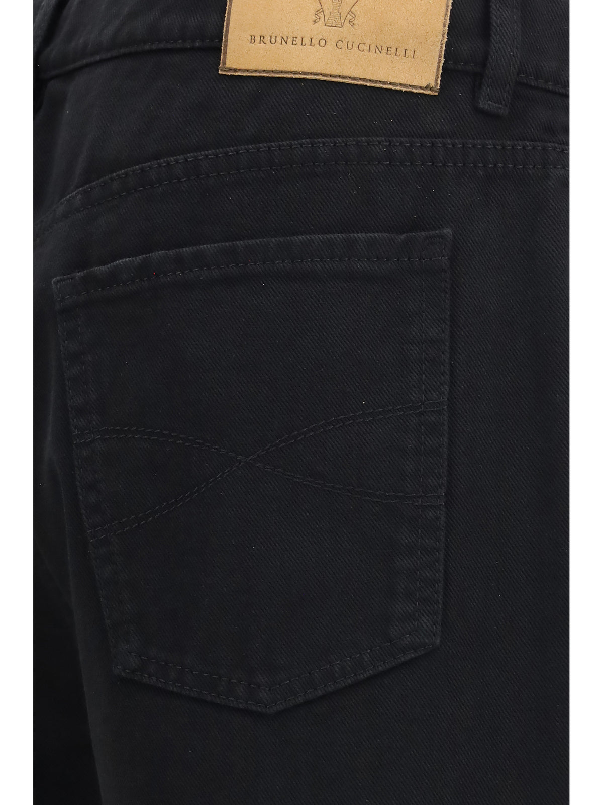 Brunello Cucinelli Men Garment-Dyed Five-Pocket Denim Pants BRUNELLO CUCINELLI